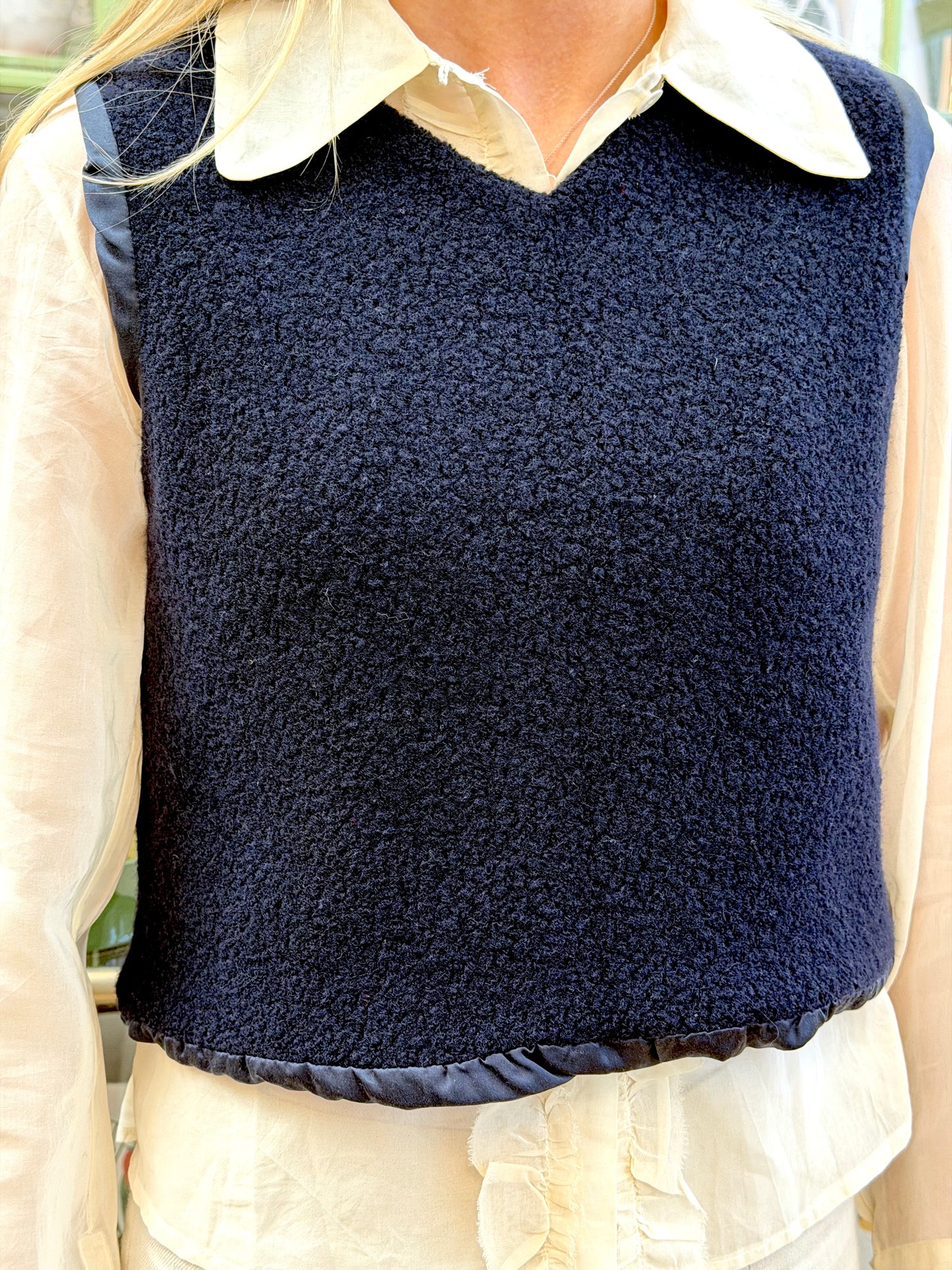 Sula Mallin Reversible Vest - Dark Navy