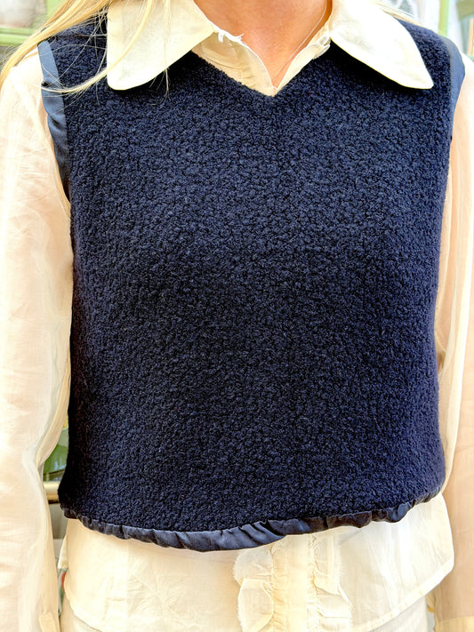 Sula Mallin Reversible Vest - Dark Navy