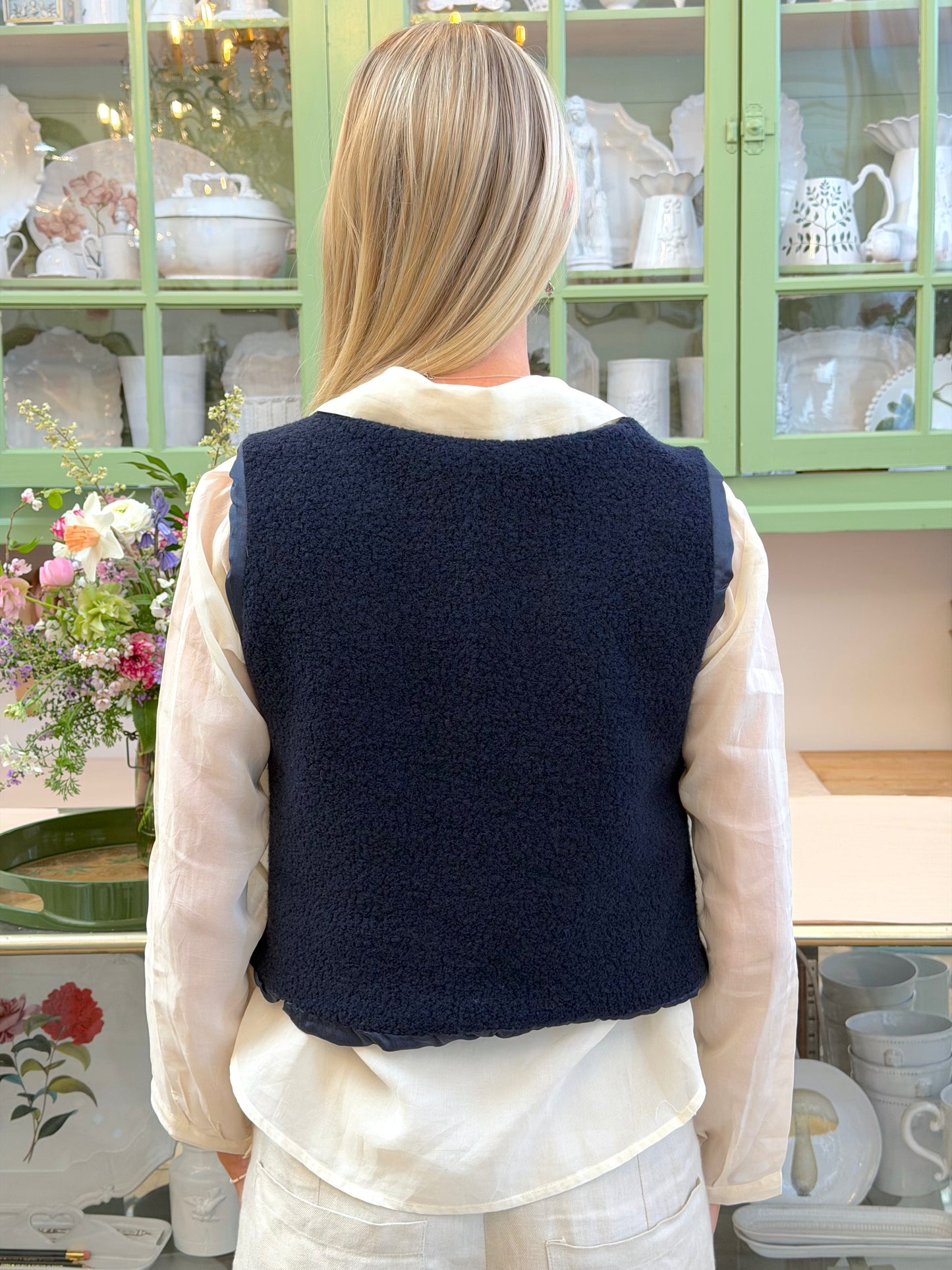 Sula Mallin Reversible Vest - Dark Navy