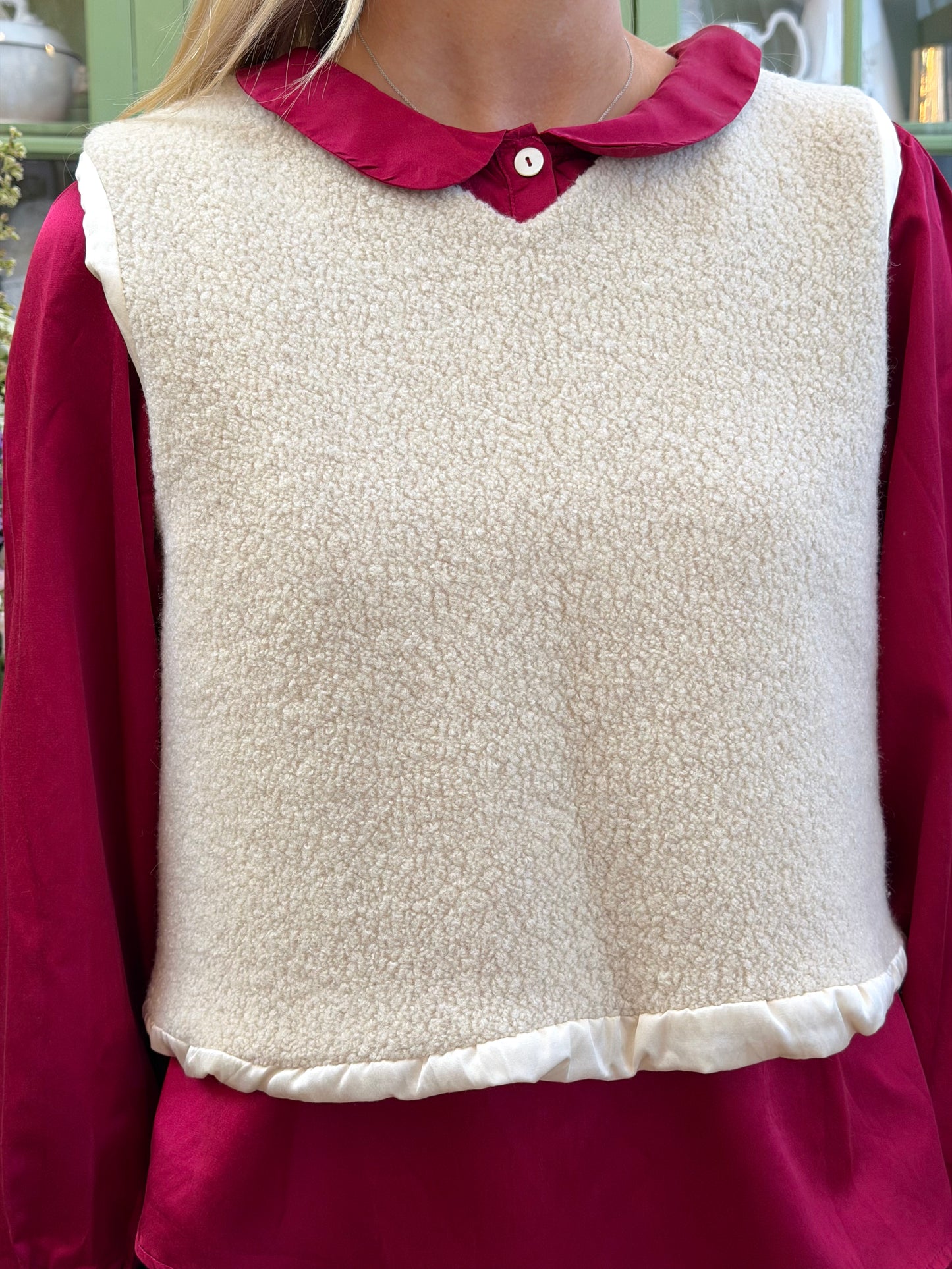 Sula Mallin Reversible Vest - Cream