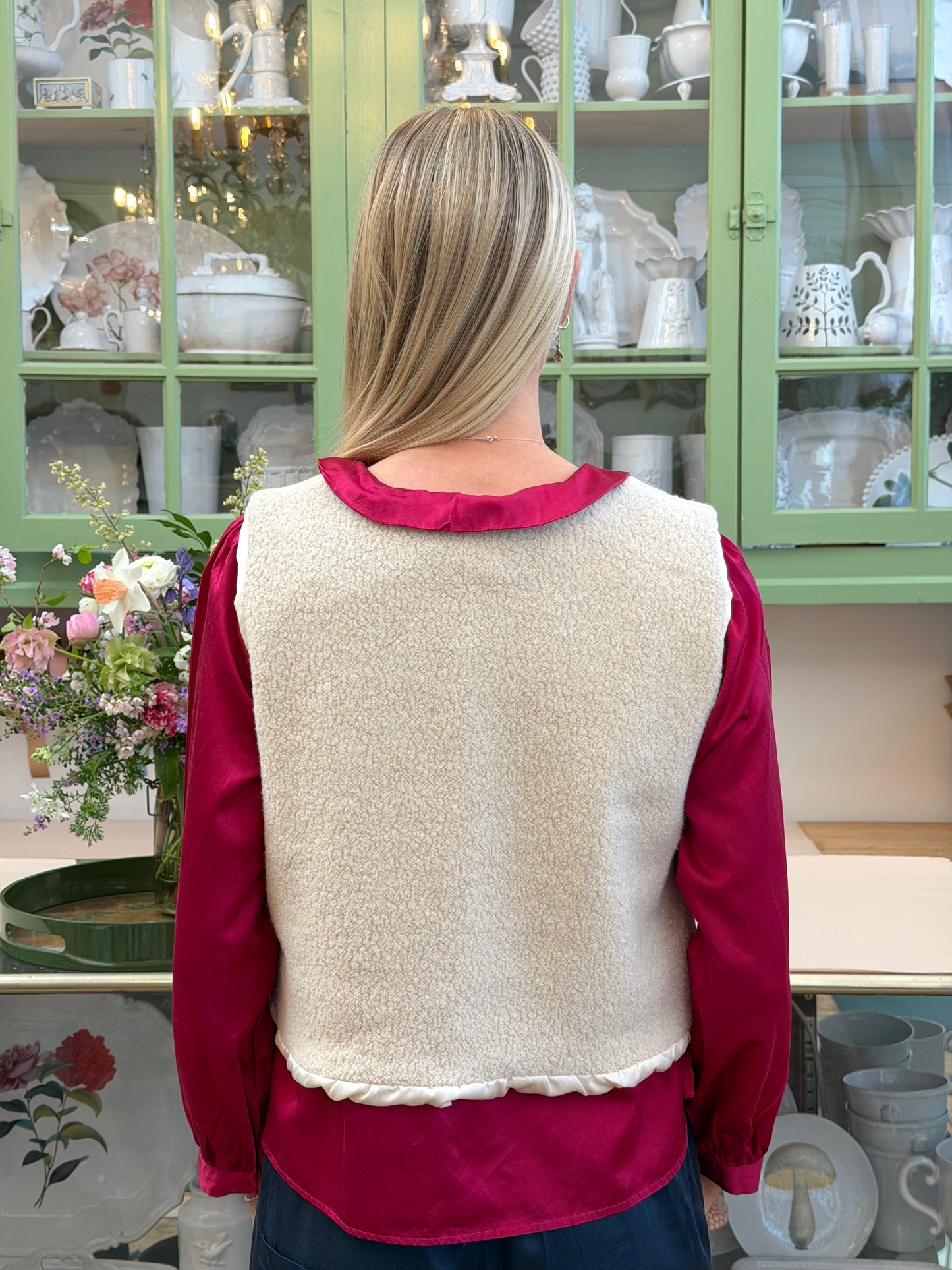 Sula Mallin Reversible Vest - Cream