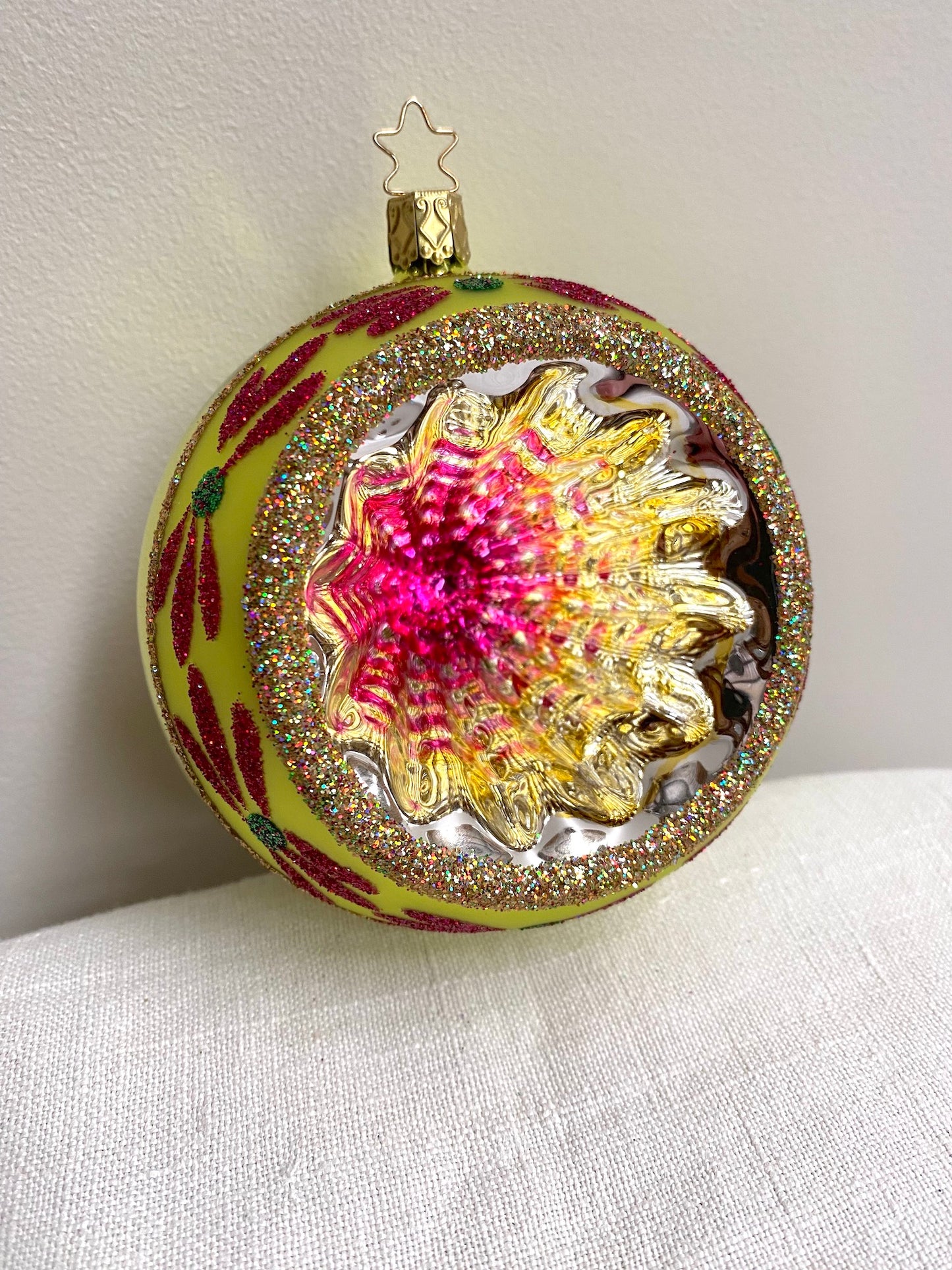 German Glass Christmas Ornament Set - Large Round Shiny Brite