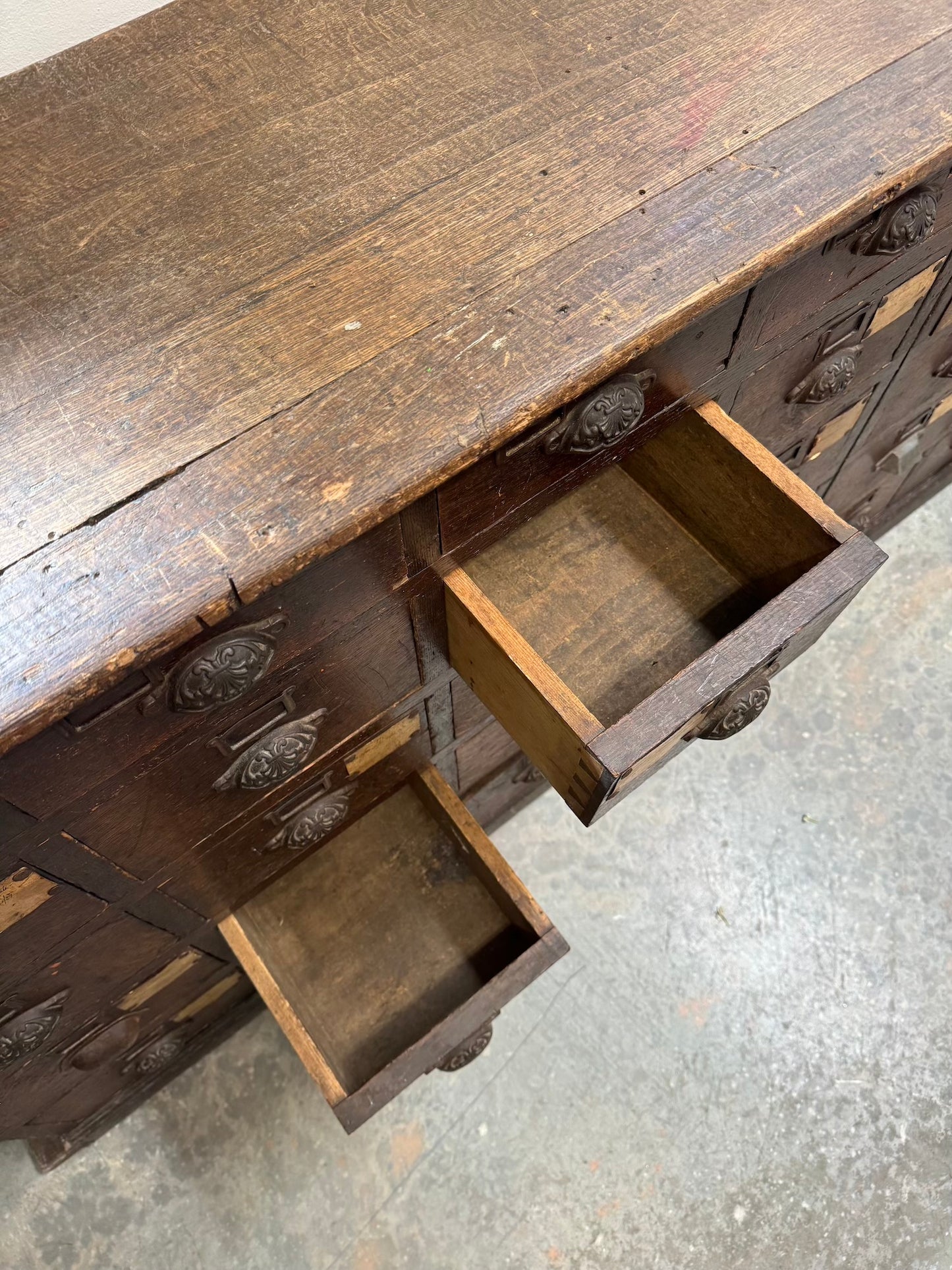 Antique French Sideboard With Drawers