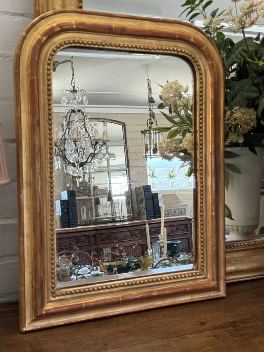 Antique French Petite Louis Phillipe Mirror