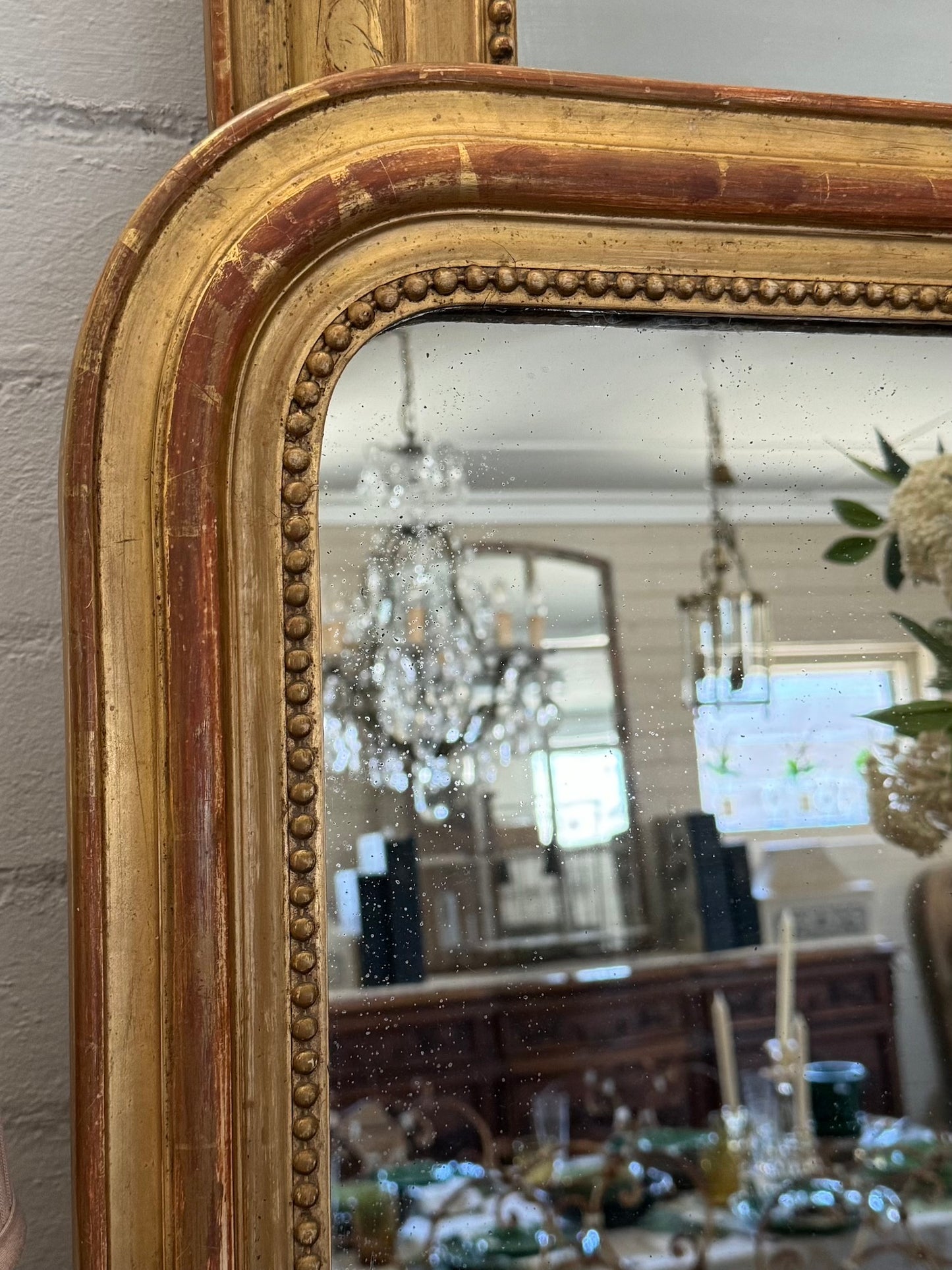 Antique French Petite Louis Phillipe Mirror