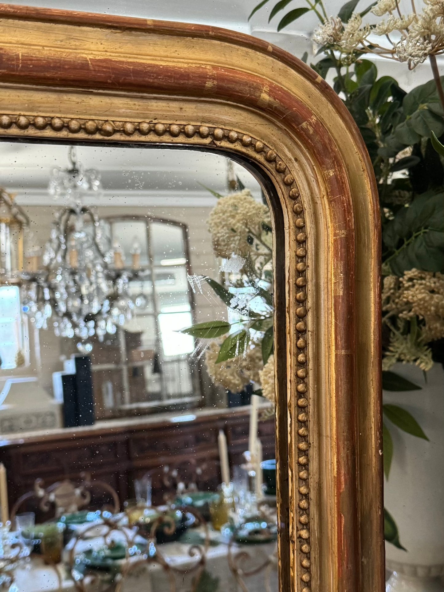 Antique French Petite Louis Phillipe Mirror