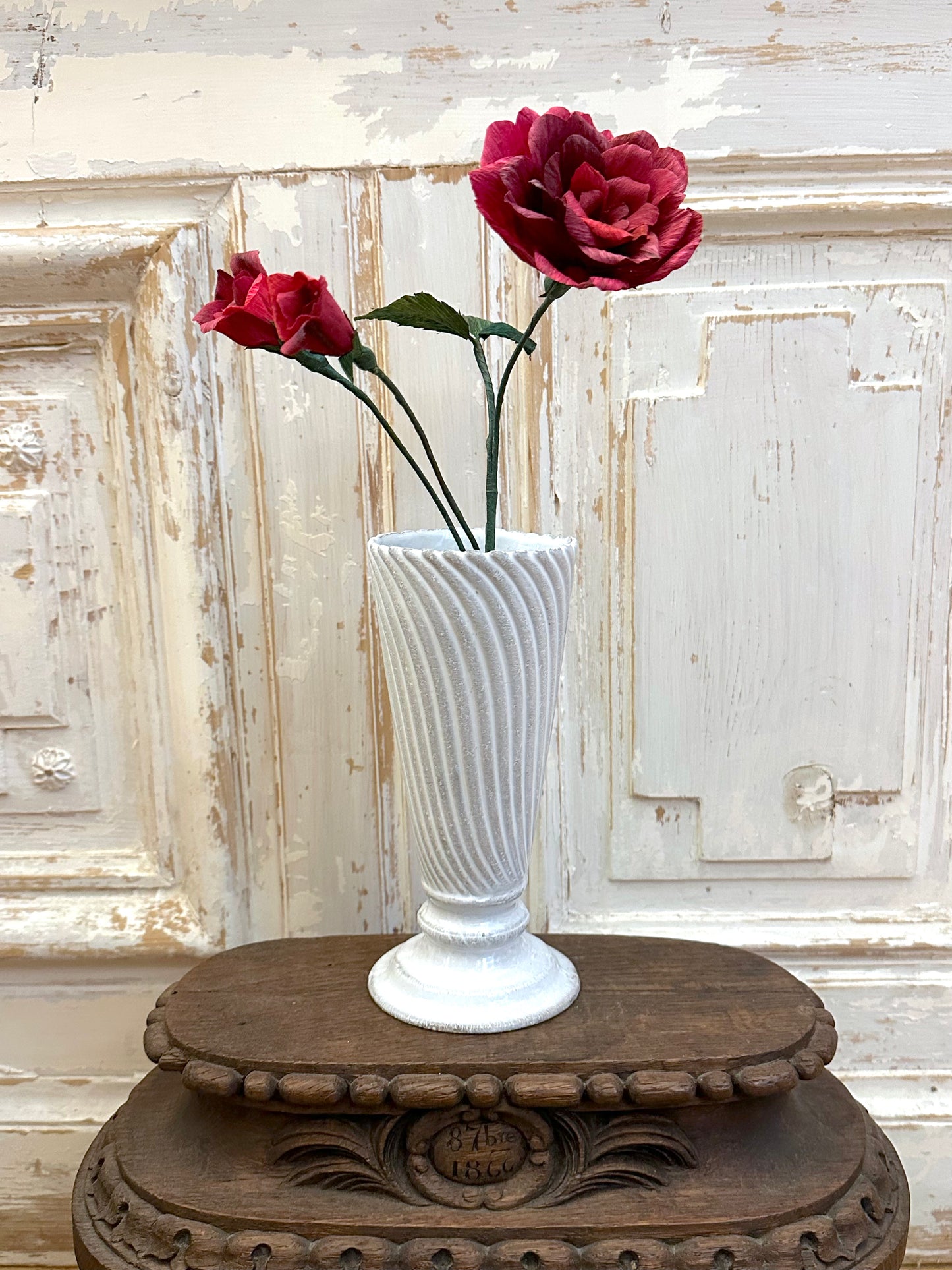 Delicate Handmade Paper Wild Rose