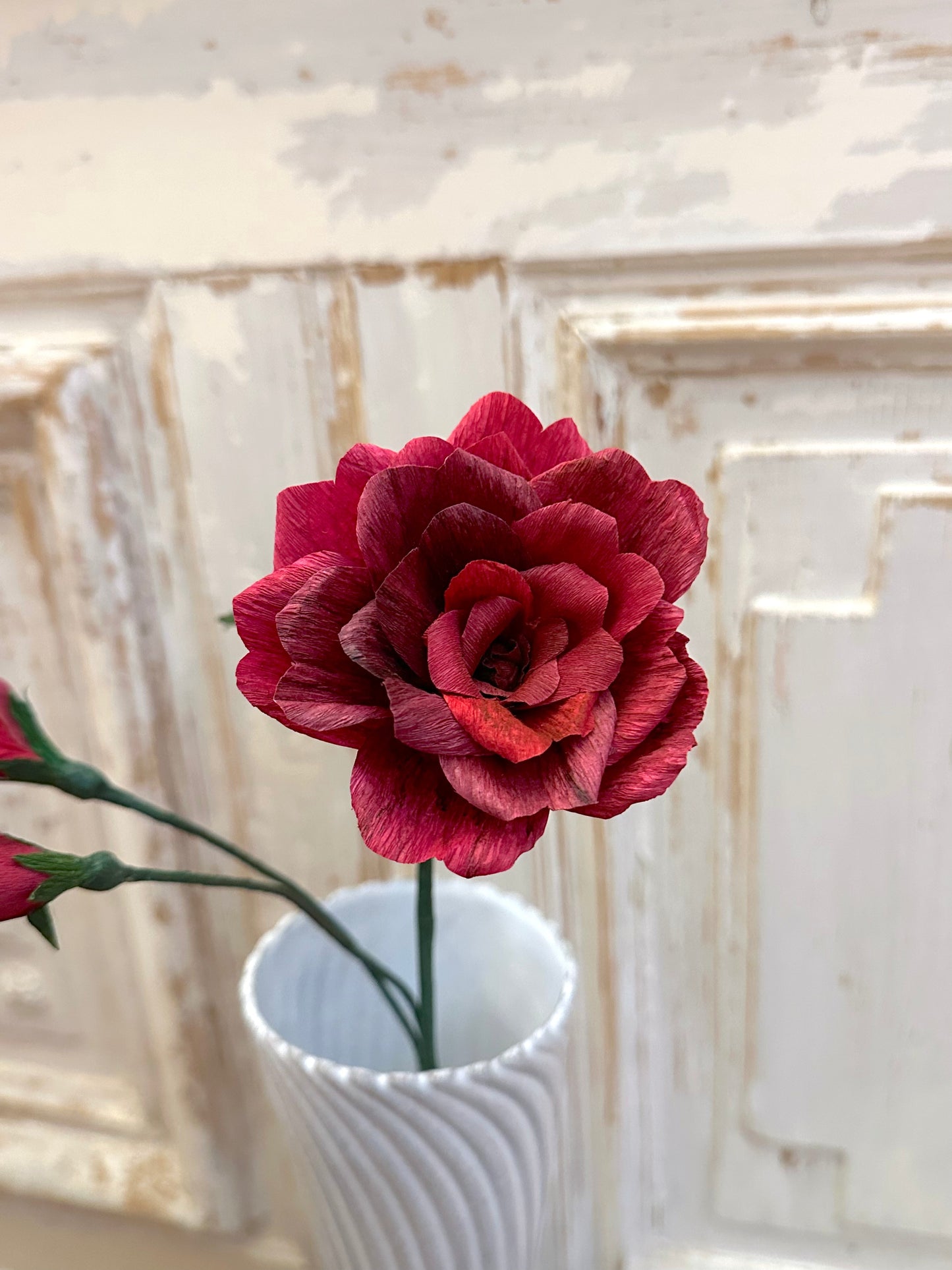 Delicate Handmade Paper Wild Rose