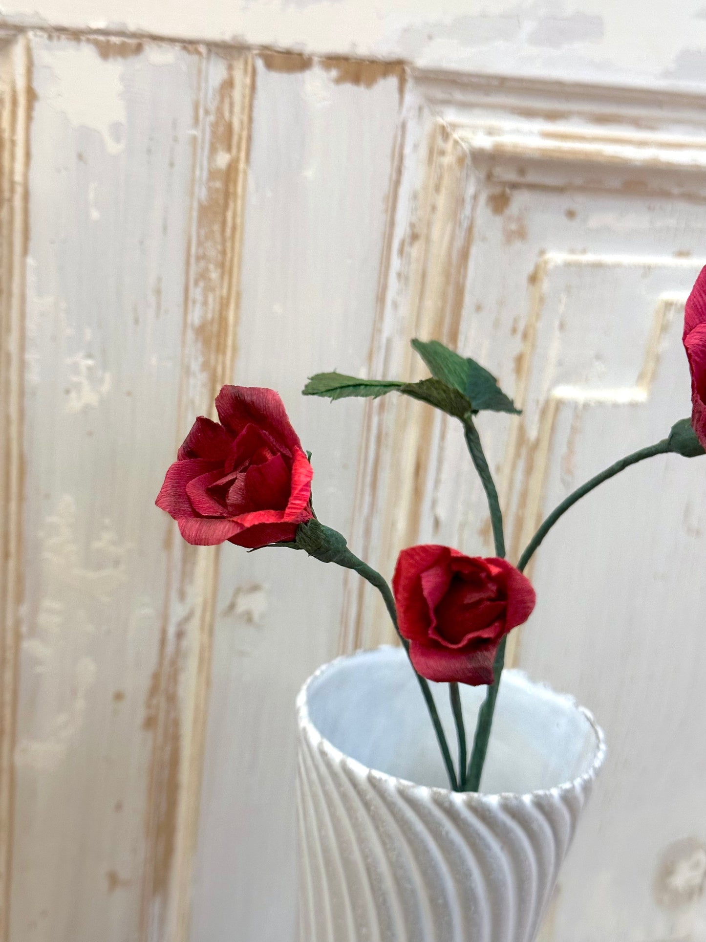 Delicate Handmade Paper Wild Rose