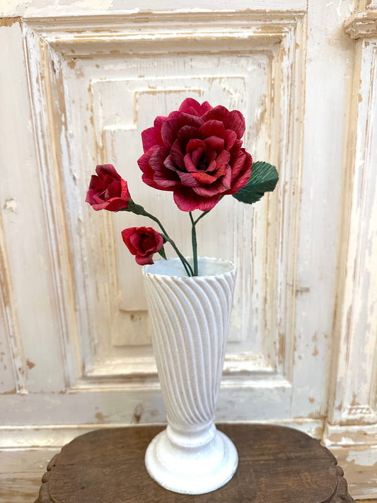 Delicate Handmade Paper Wild Rose