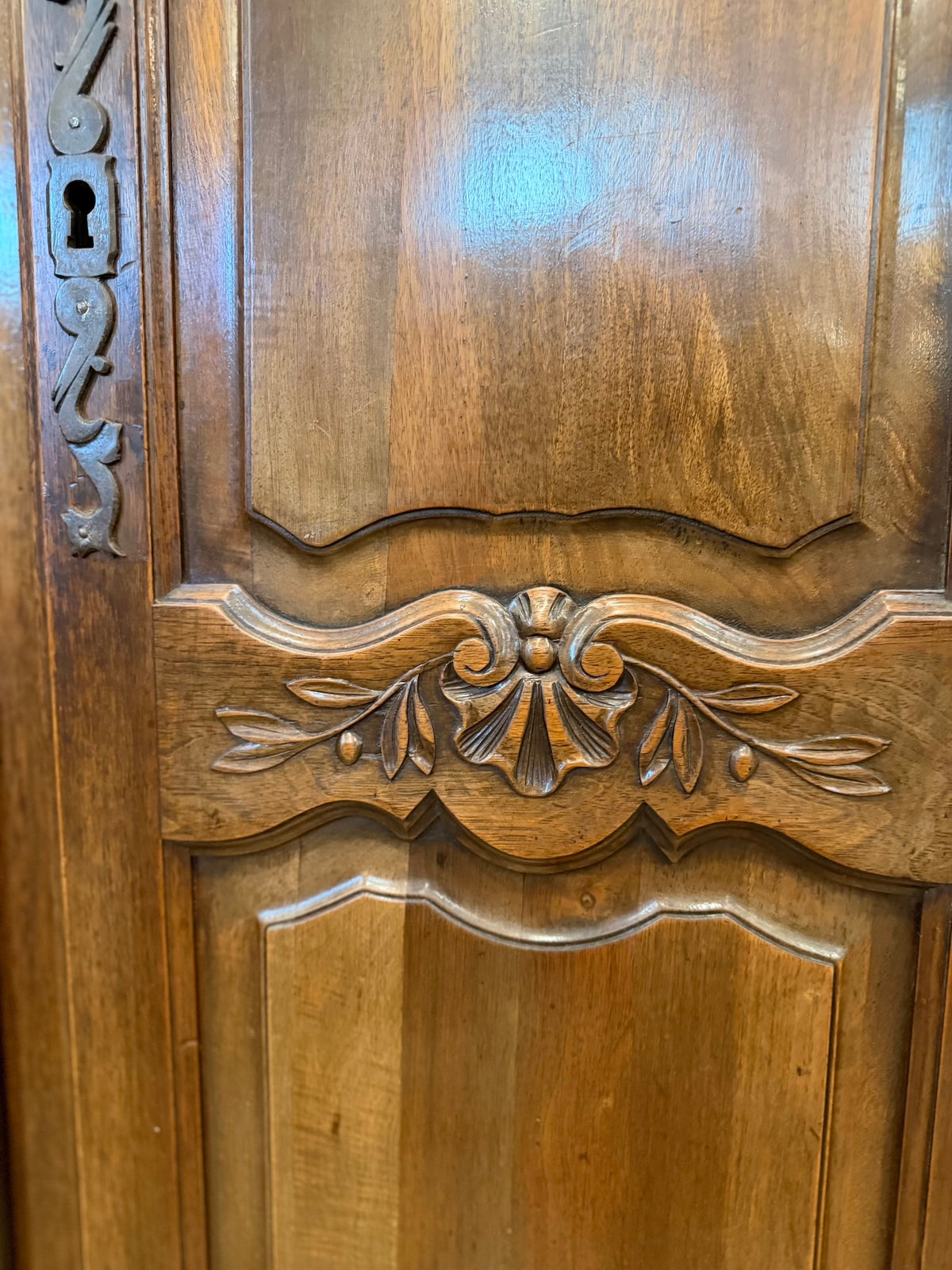 Antique French Walnut Louis XVI Style Bibliotheque