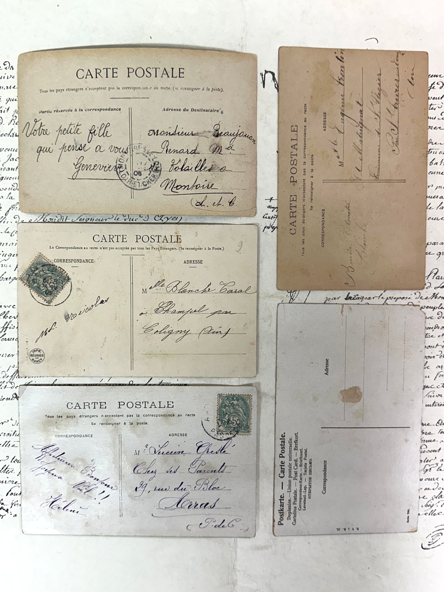 Antique French Postcards - Set 18