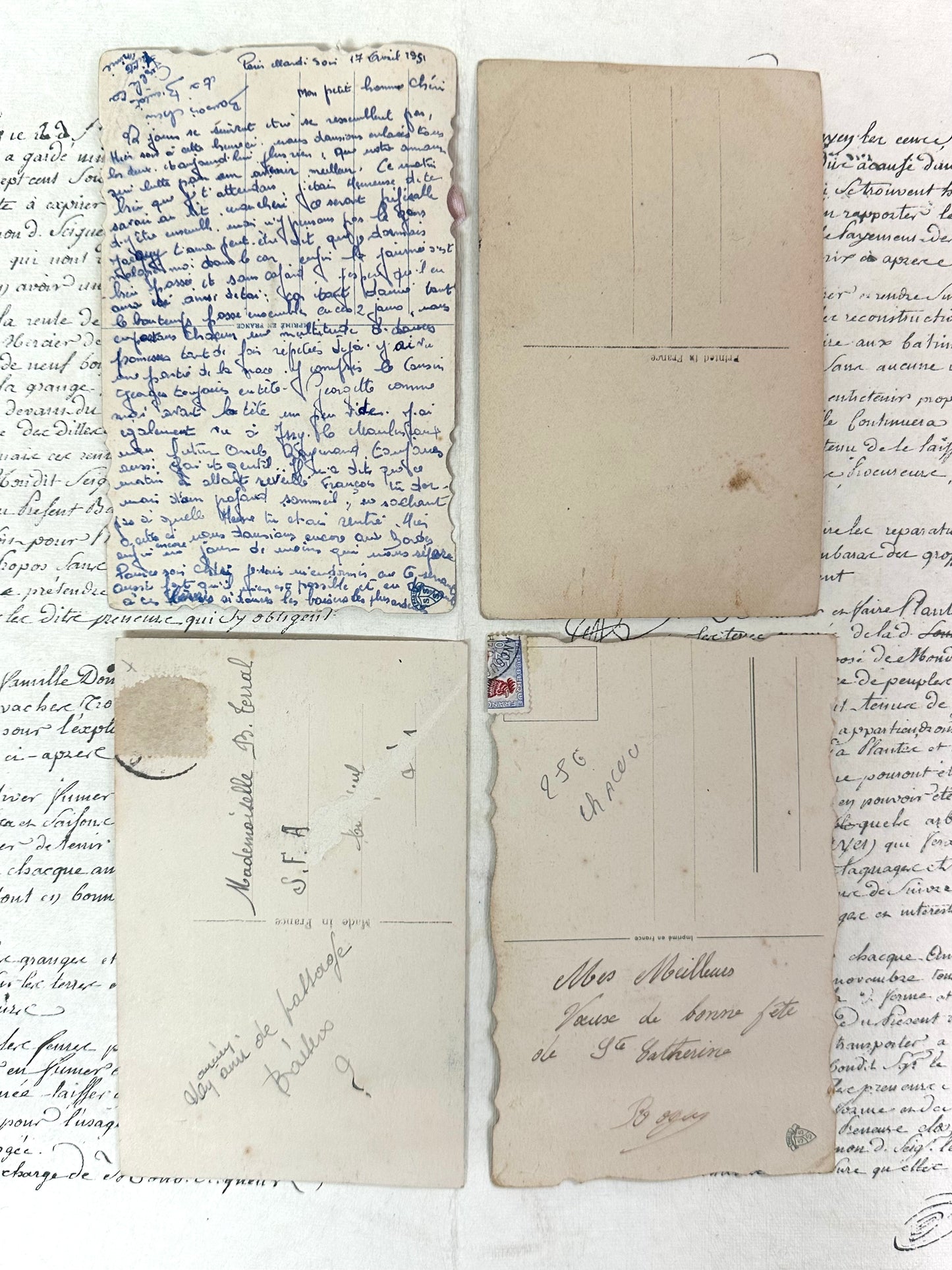 Antique French Postcards - Set 22