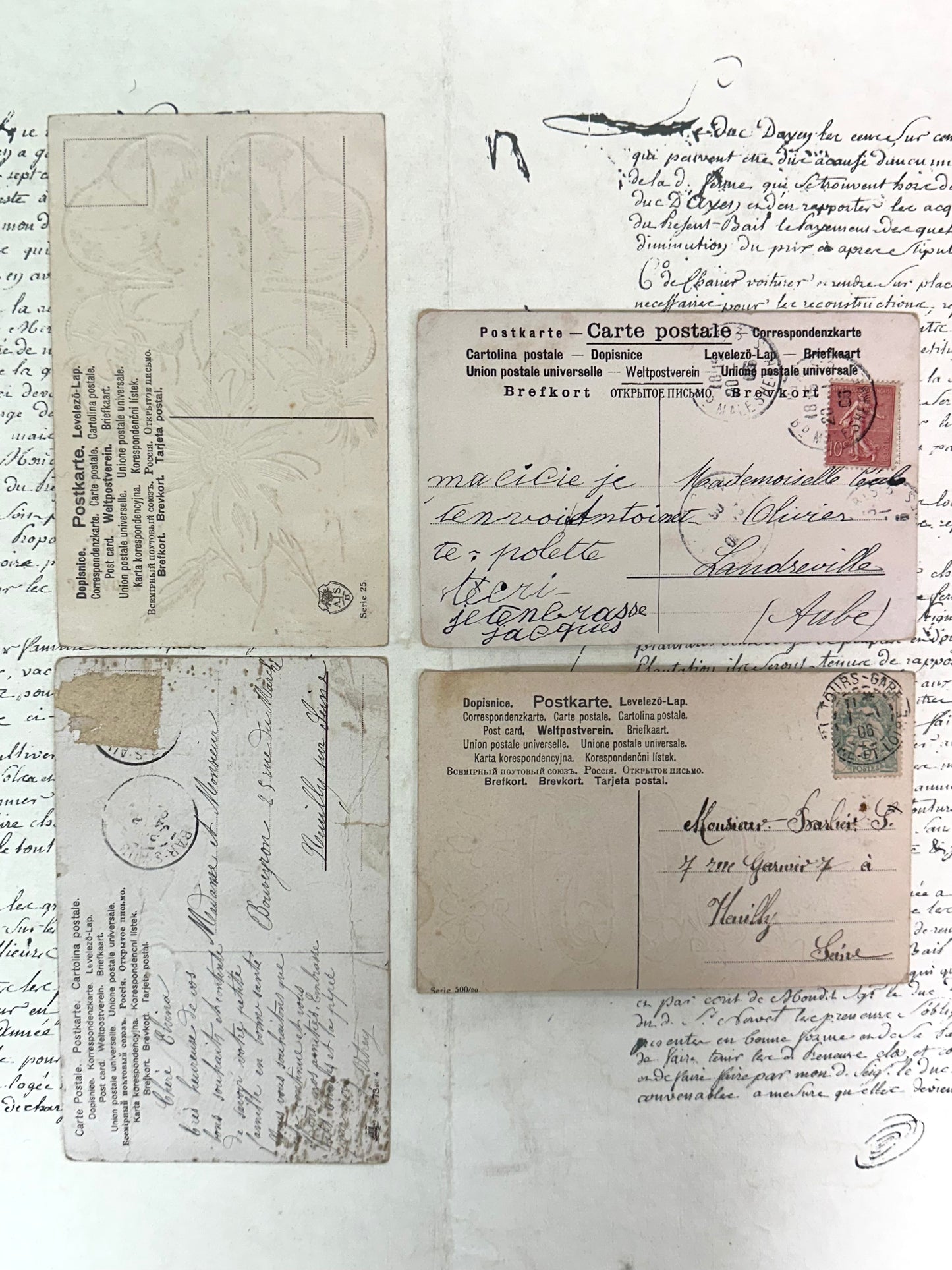 Antique French Postcards - Set 23