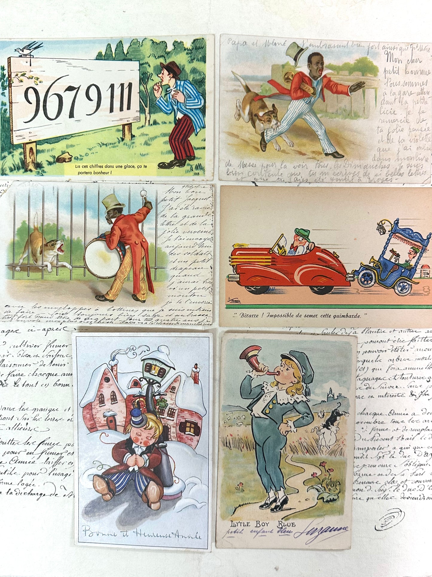 Antique French Postcards - Set 24
