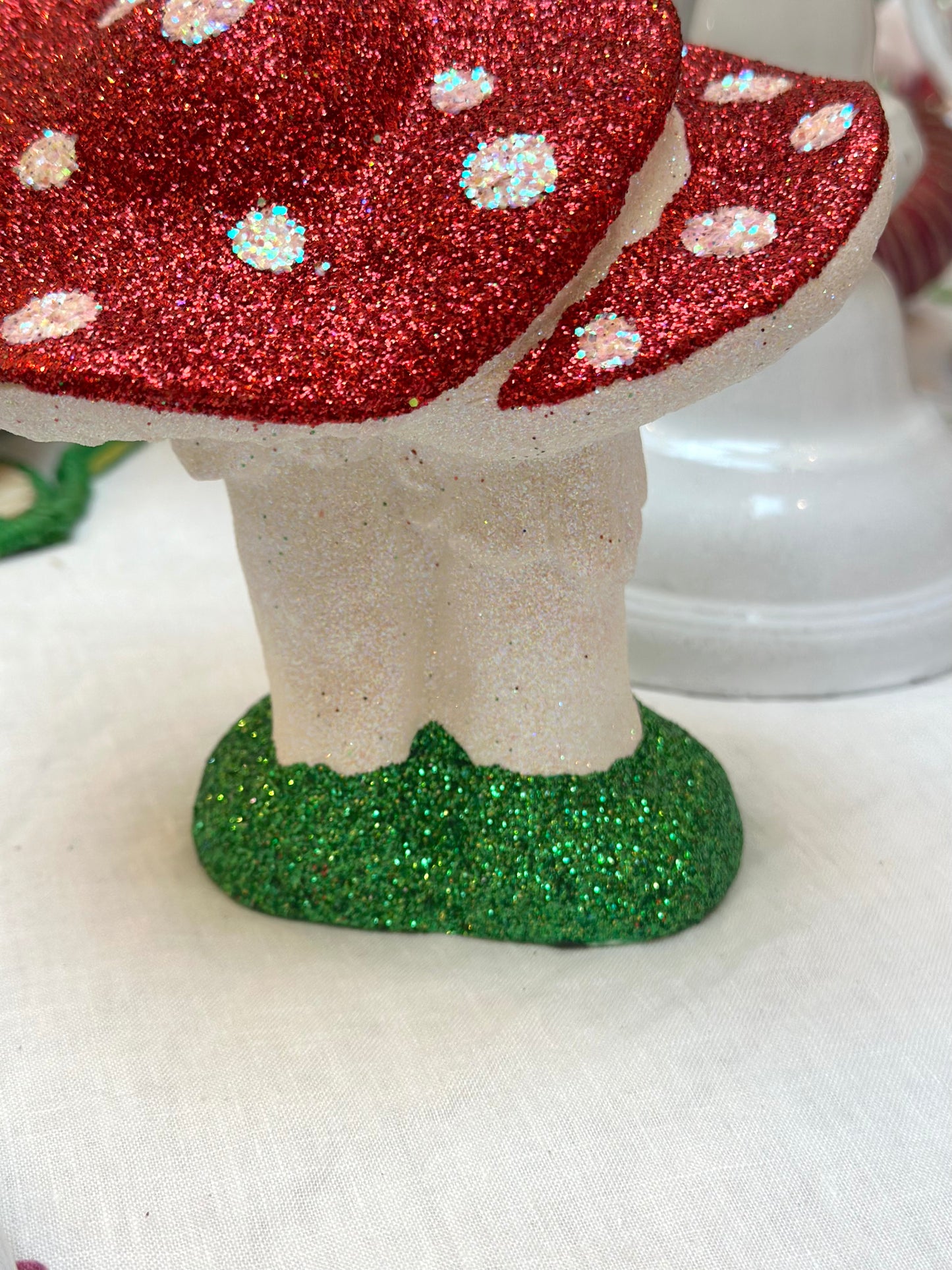 Glitter Mushroom Cluster - Small