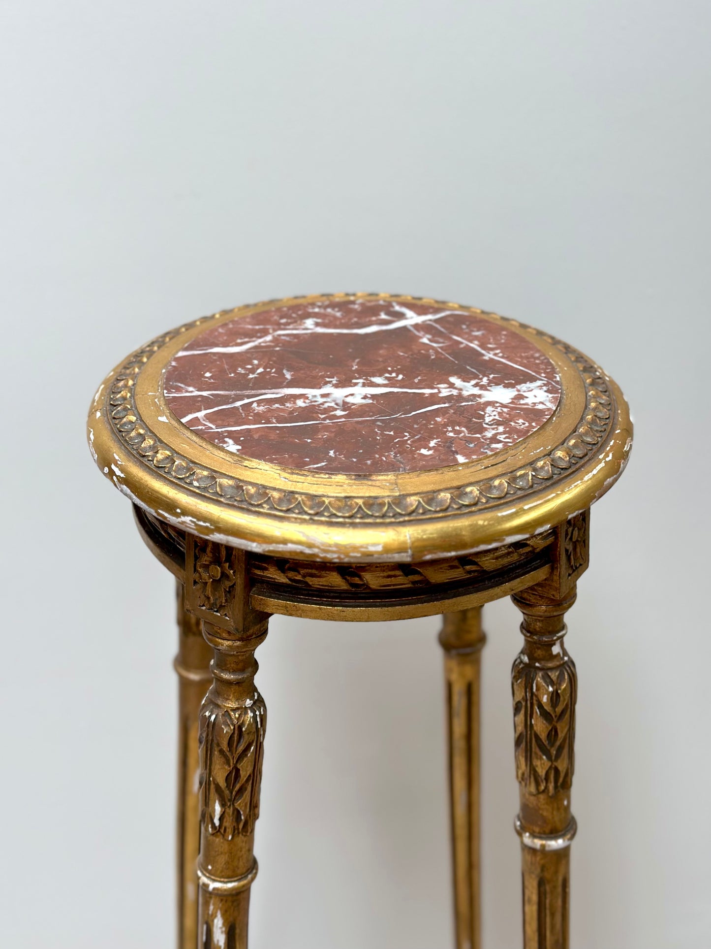Antique French Louis XVI Gilt Selette