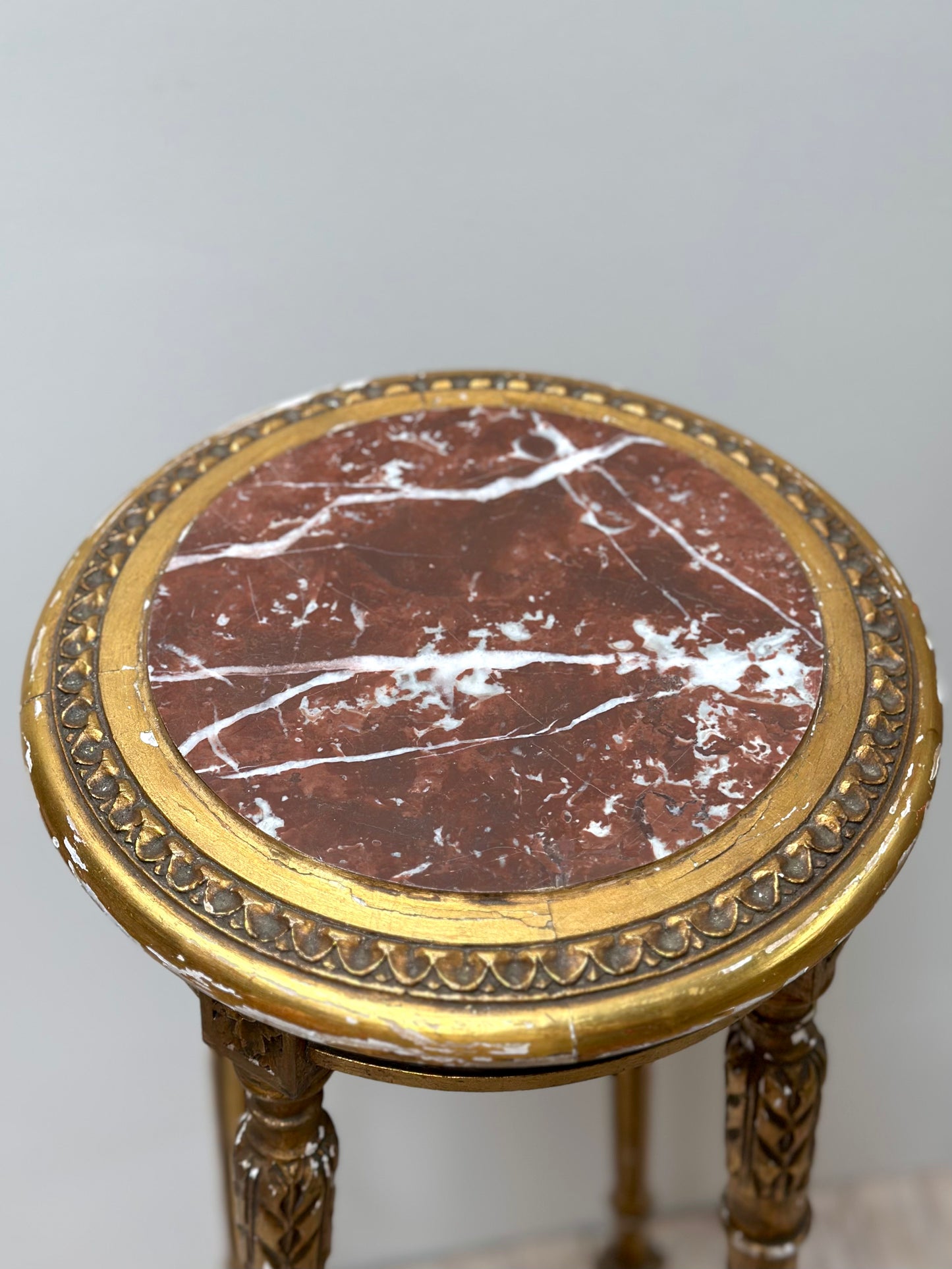 Antique French Louis XVI Gilt Selette