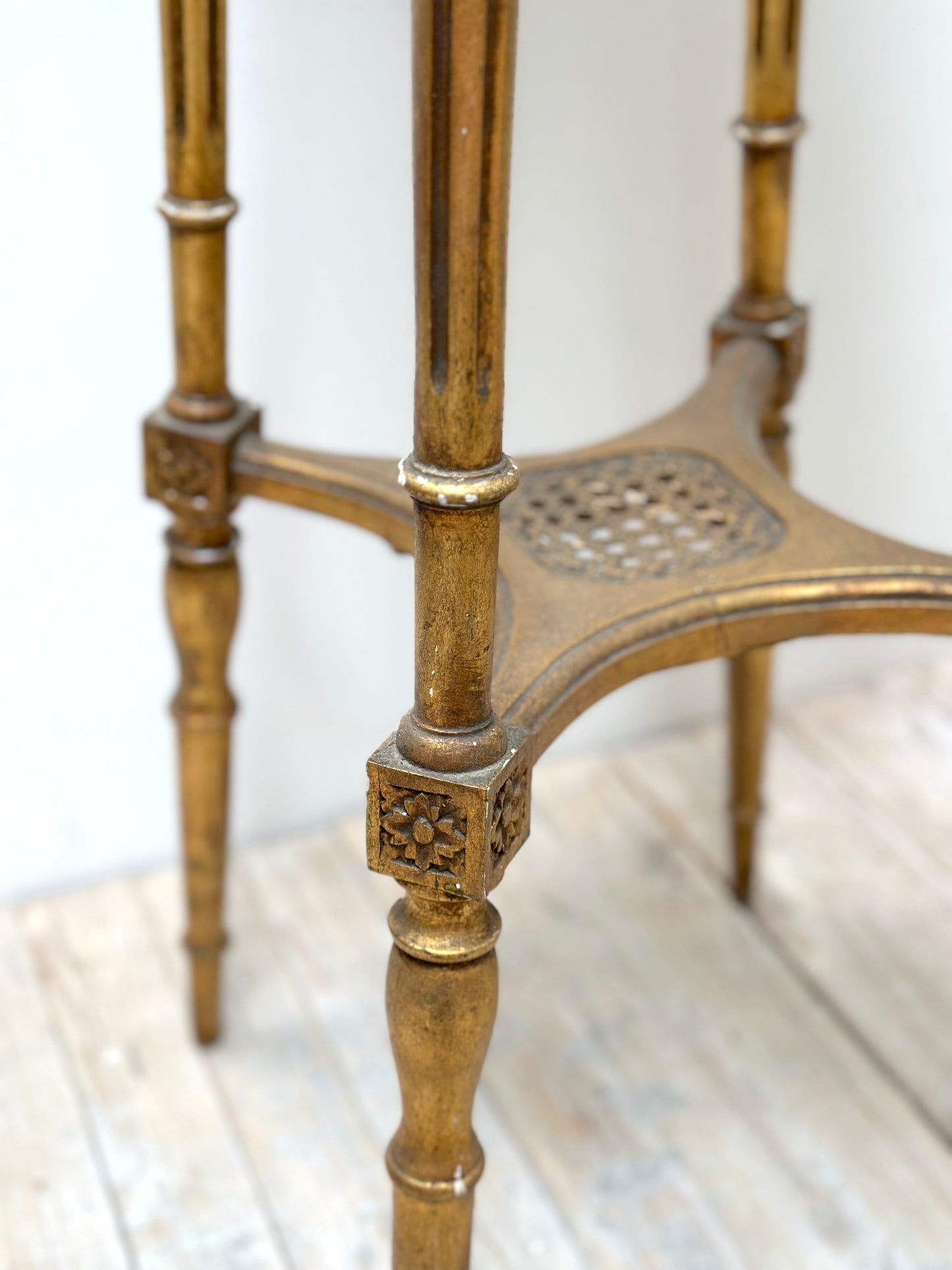 Antique French Louis XVI Gilt Selette
