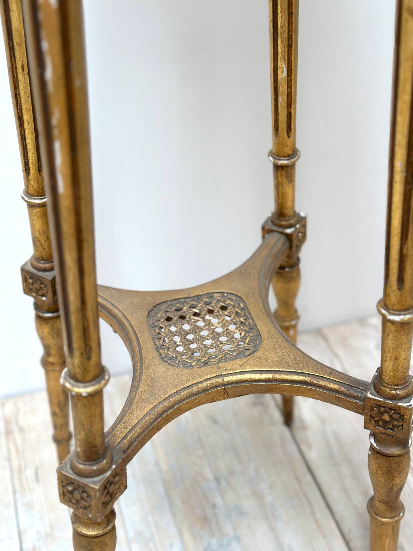 Antique French Louis XVI Gilt Selette