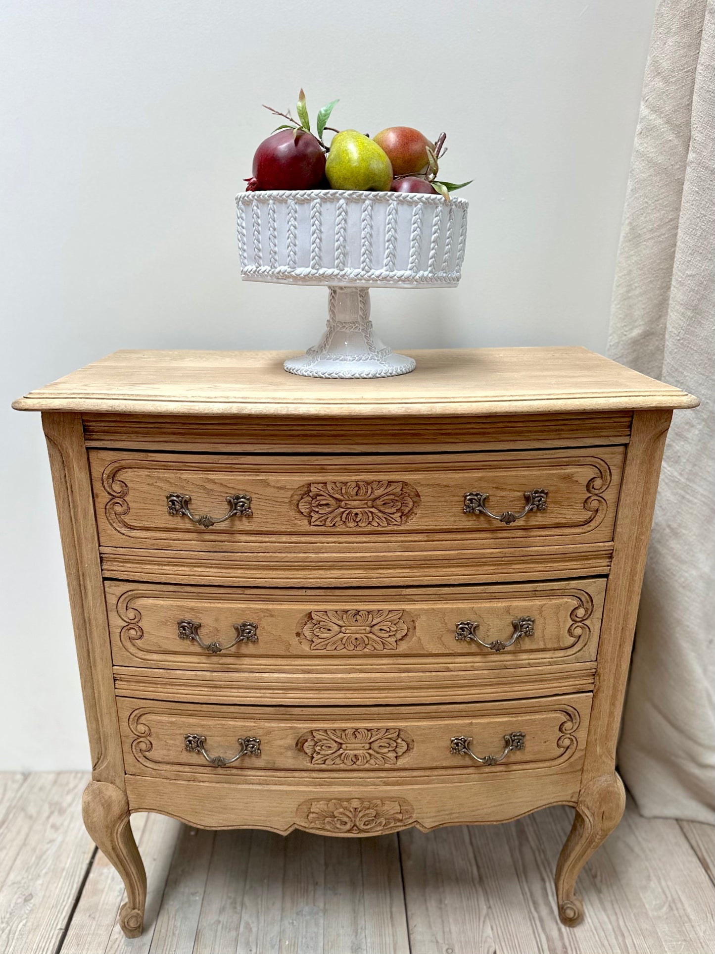 Antique French Louis XV 3 Drawer Commode