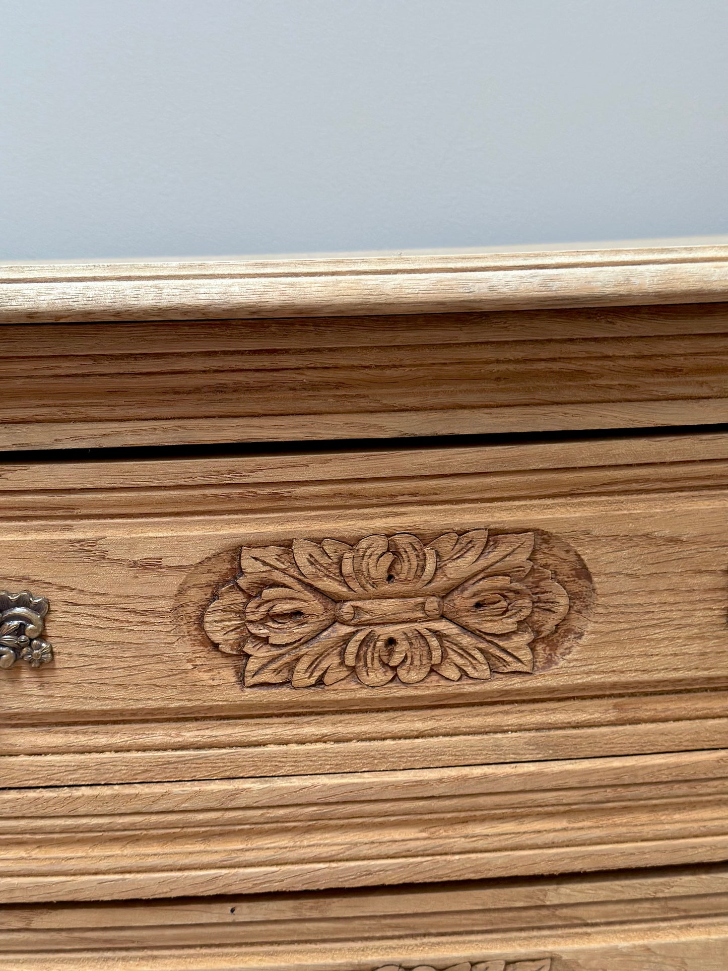 Antique French Louis XV 3 Drawer Commode