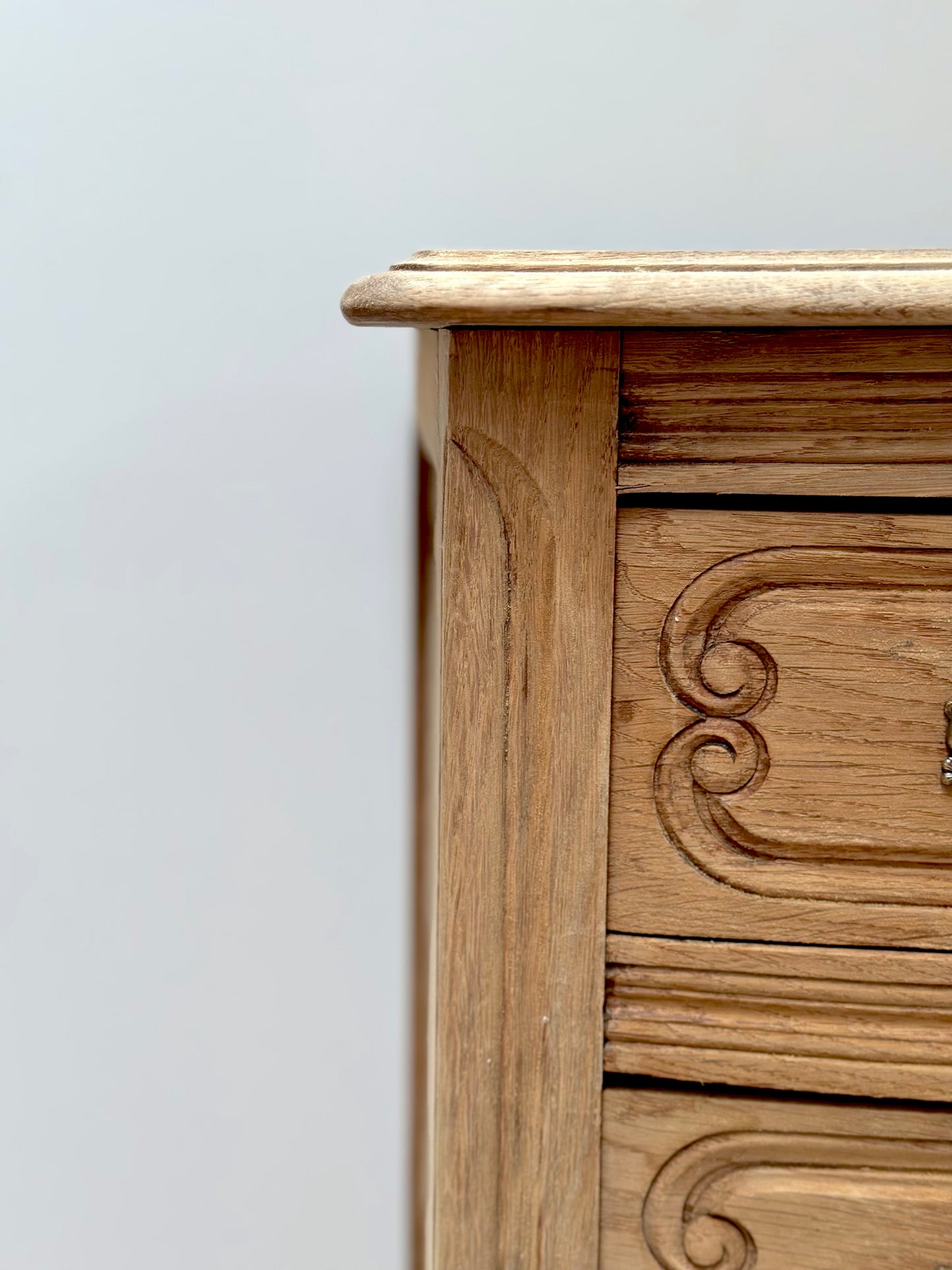 Antique French Louis XV 3 Drawer Commode