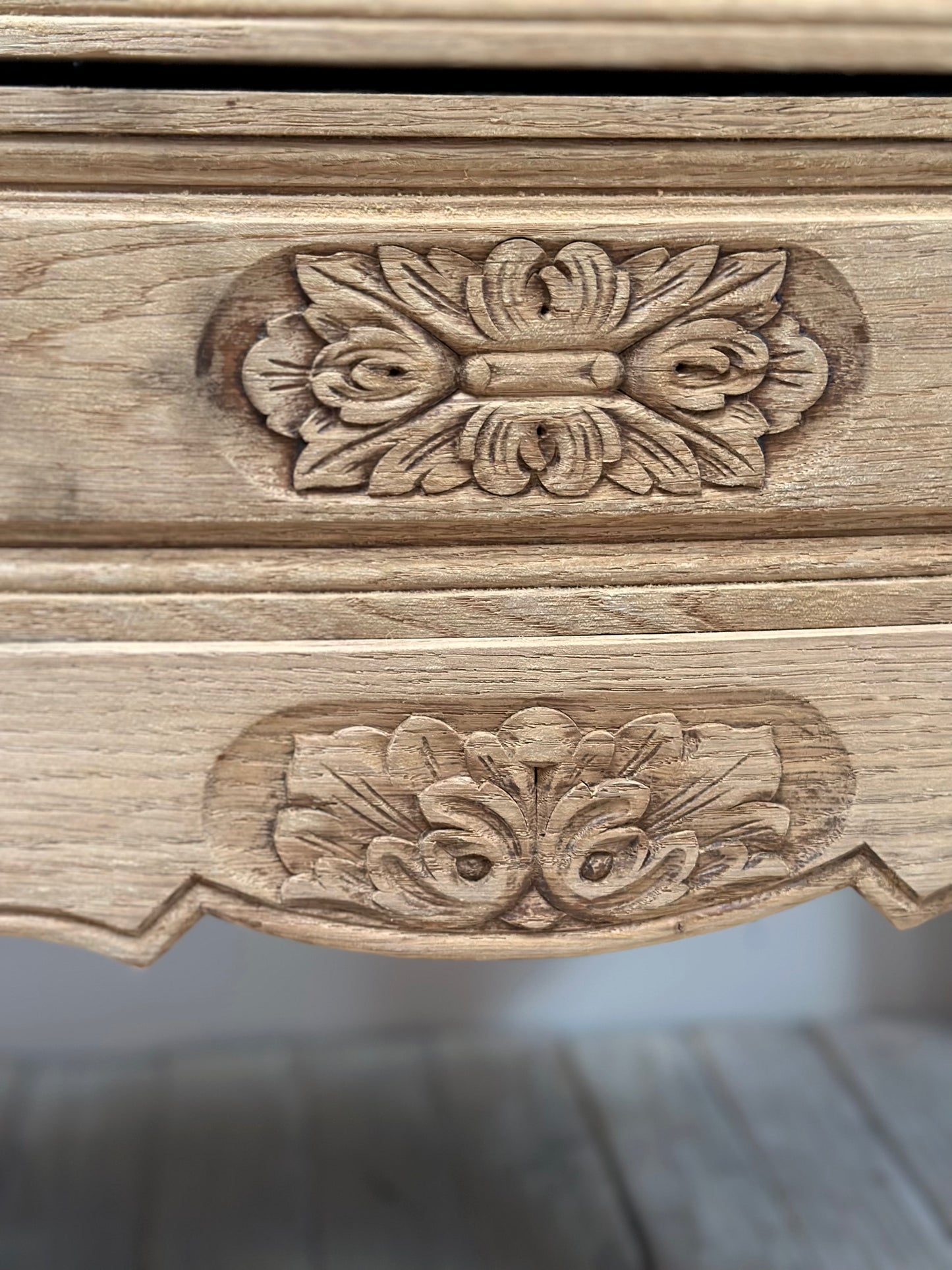 Antique French Louis XV 3 Drawer Commode