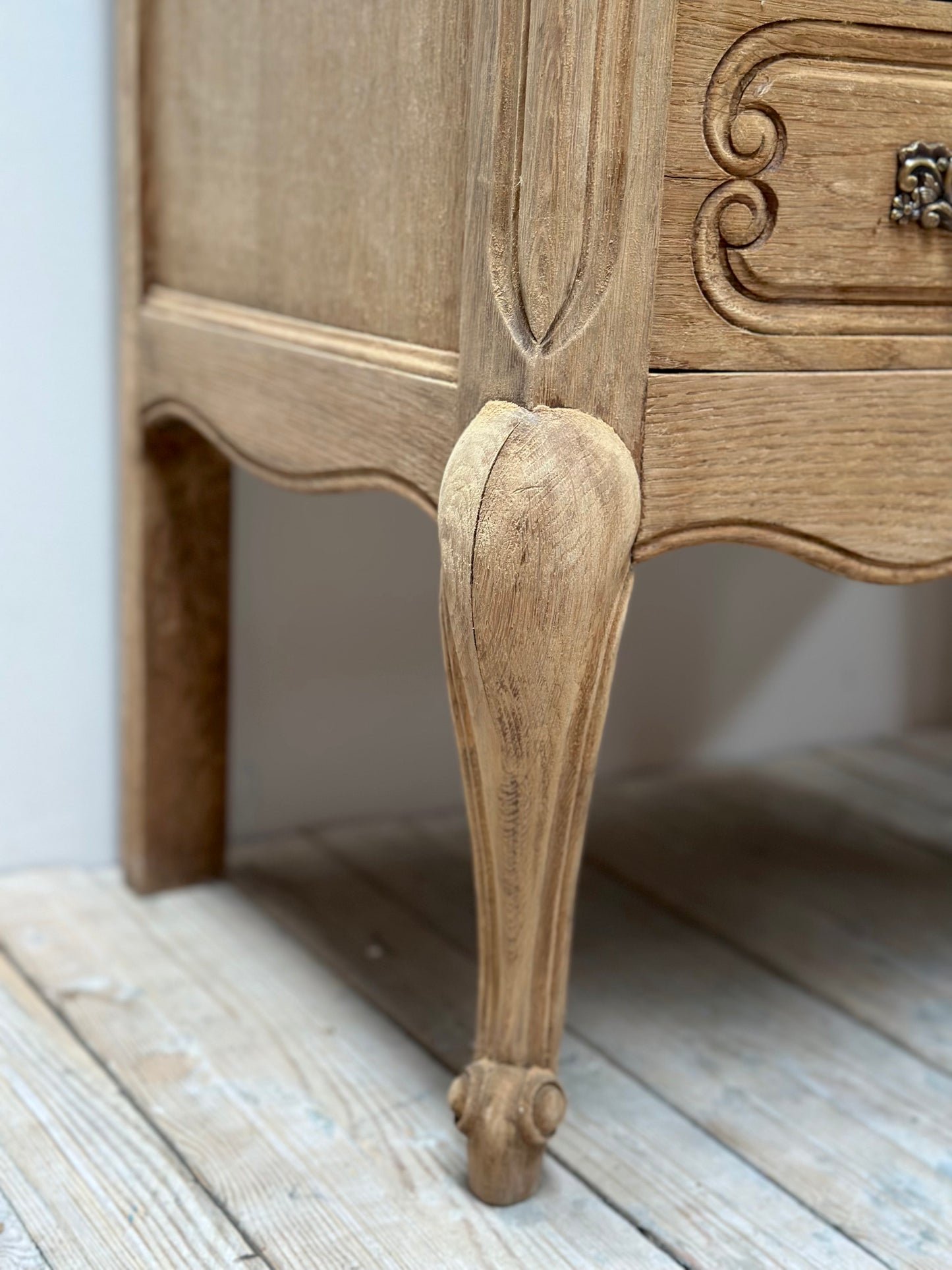 Antique French Louis XV 3 Drawer Commode