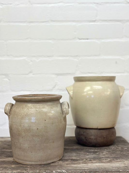 Antique French Confit Pots