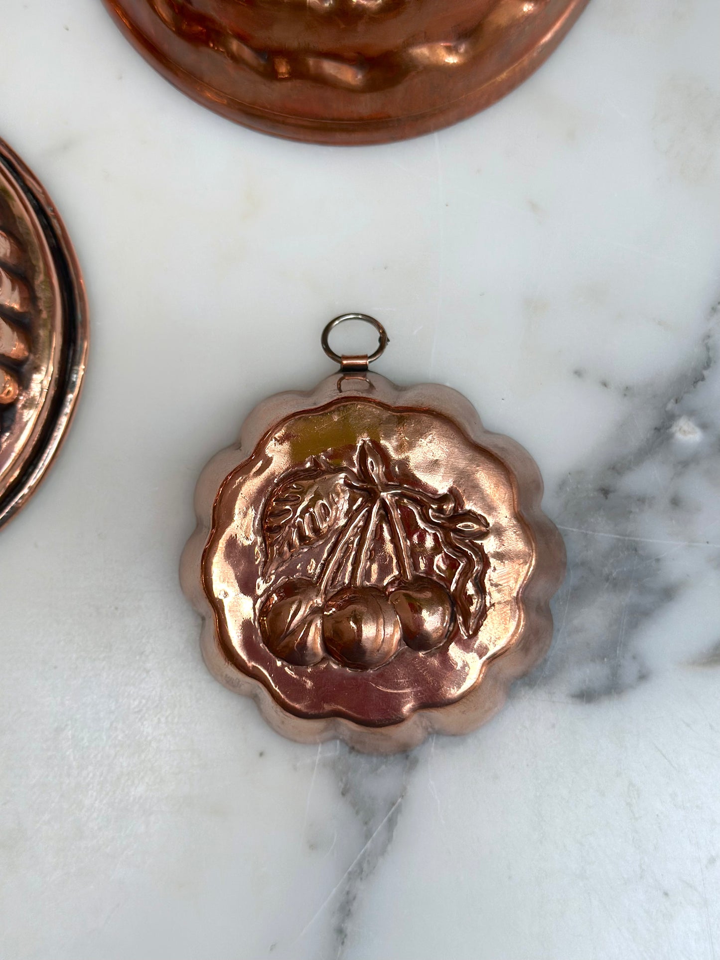 Vintage French Small Round Jelly Moulds