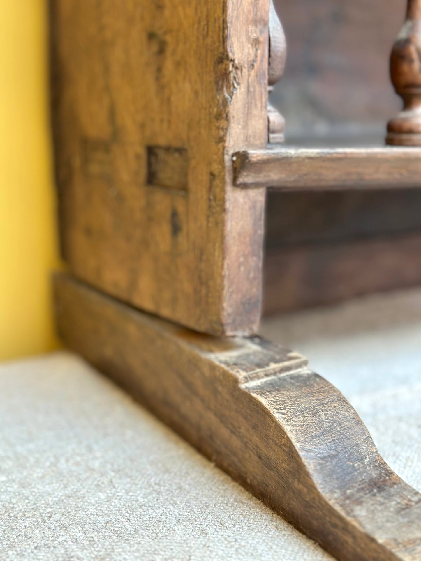 Antique Wooden Shelving Unit