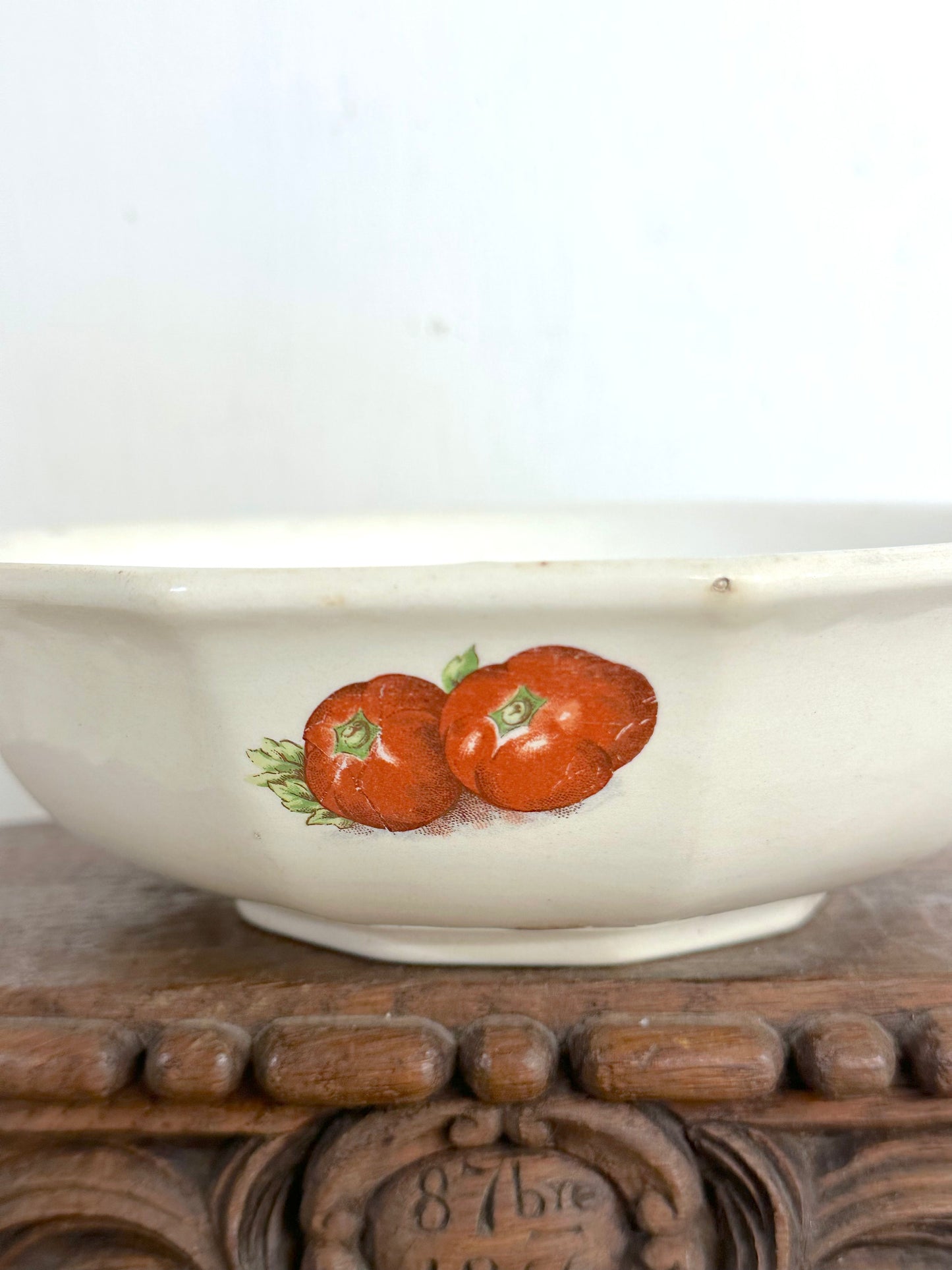 Vintage French "Milliat Frères" Vegetables - Small Serving Bowl
