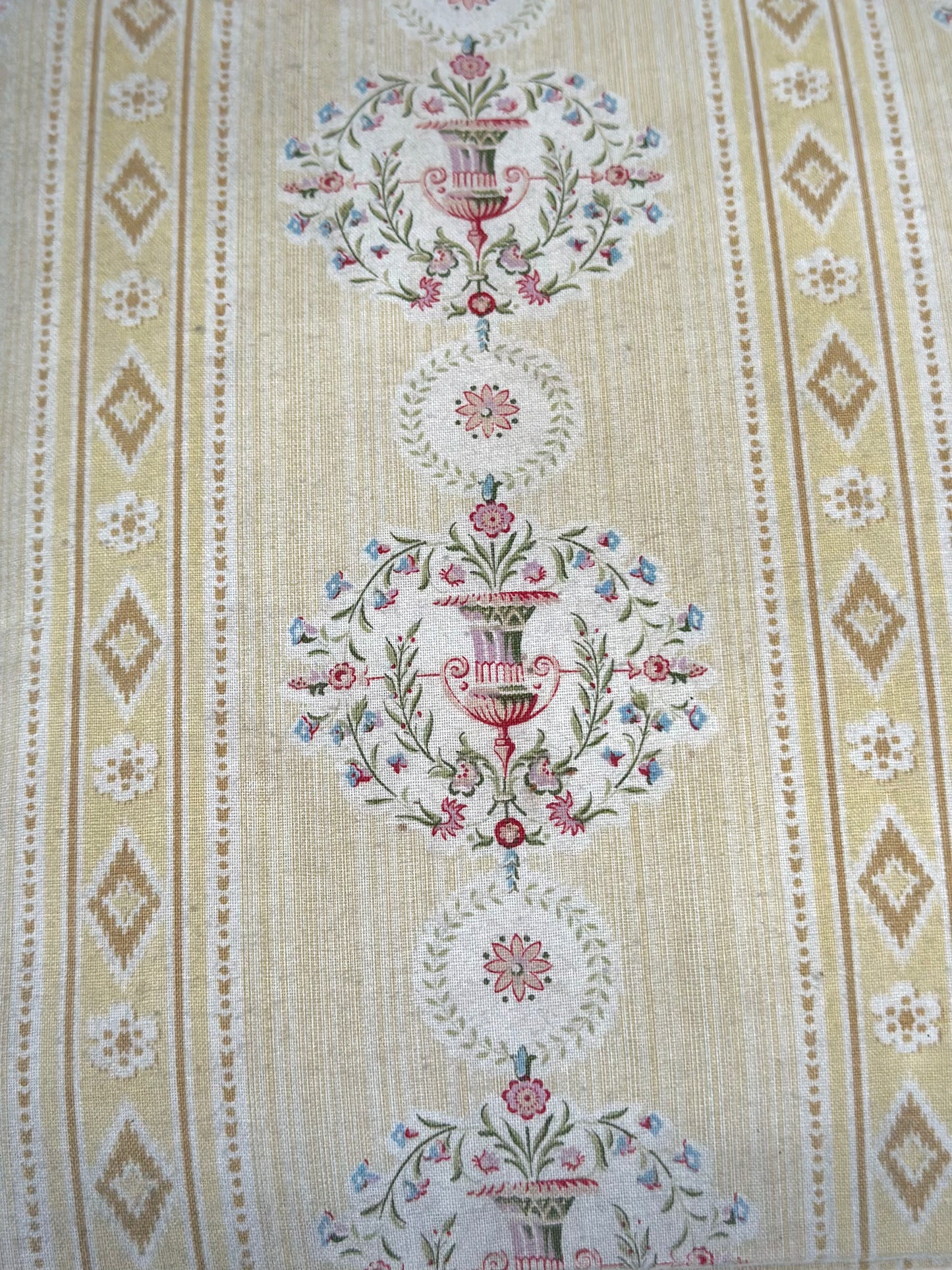 Large Antique French Padded Fabric Covered Boudoir Box