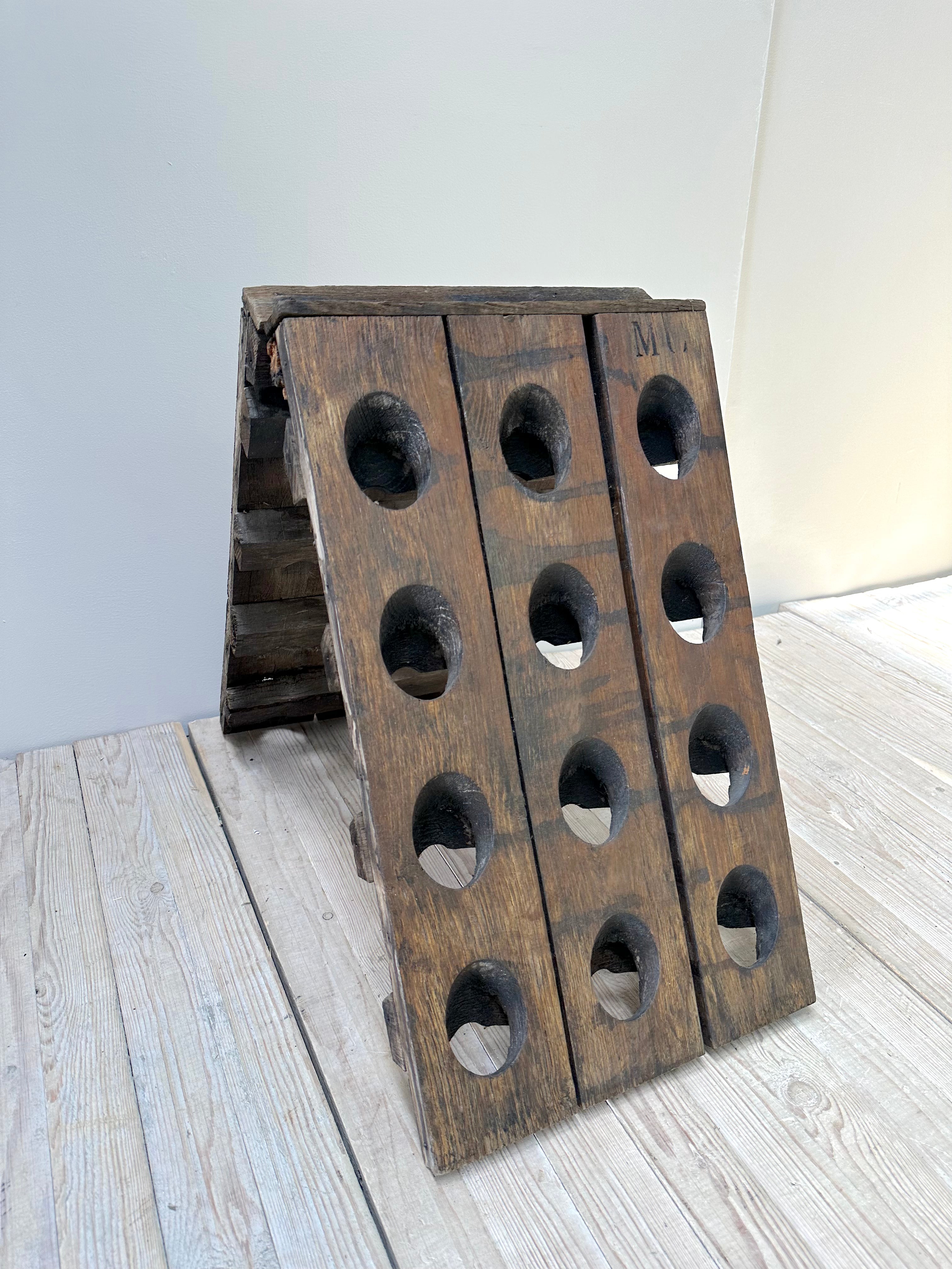 Vintage French Petite Riddling Rack – Lily Pond