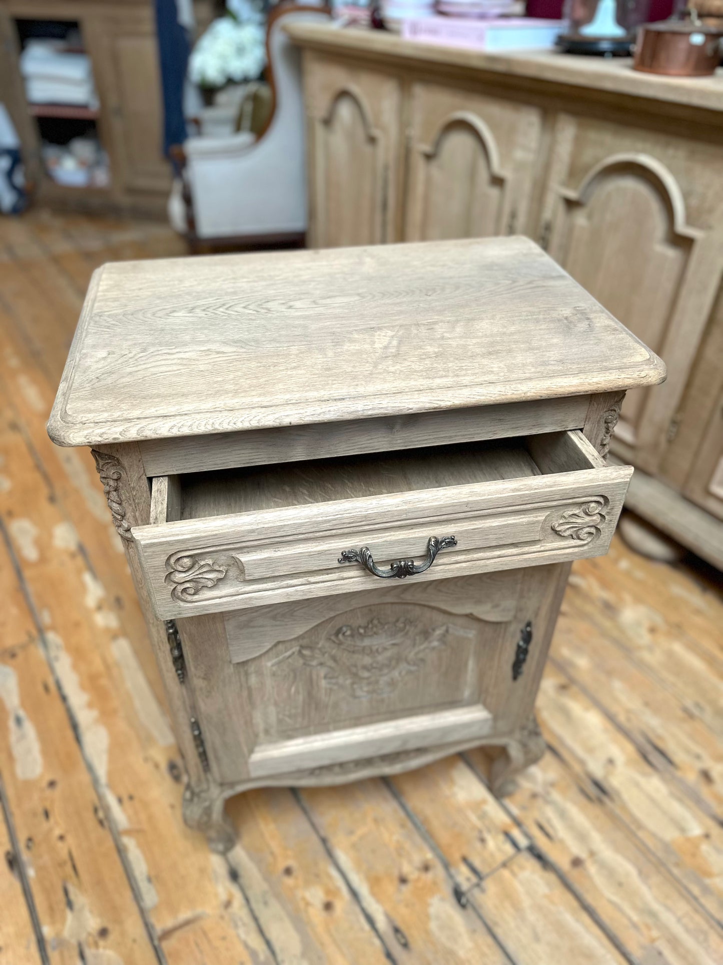 Antique French Oak Petite Confiturier
