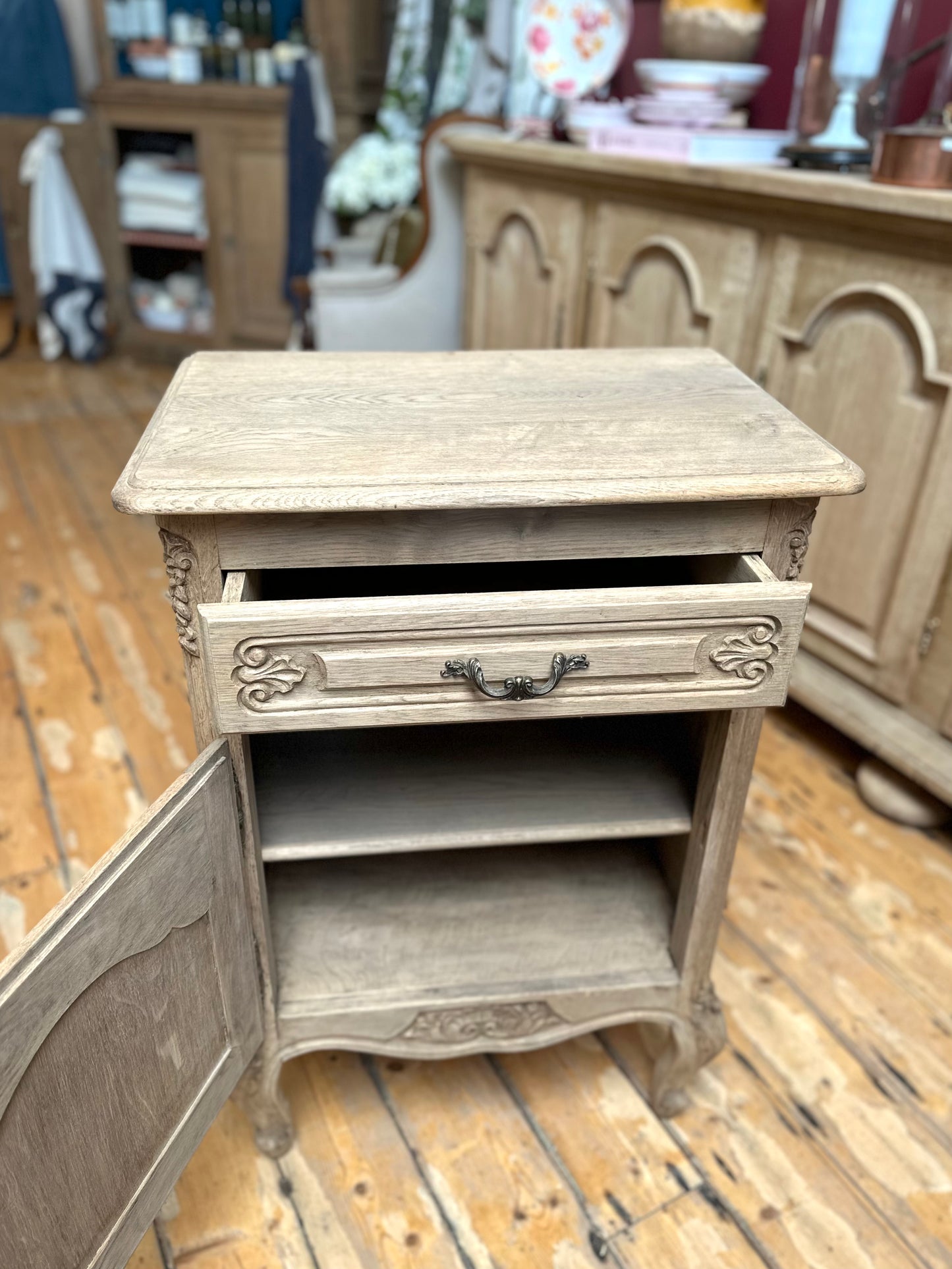 Antique French Oak Petite Confiturier