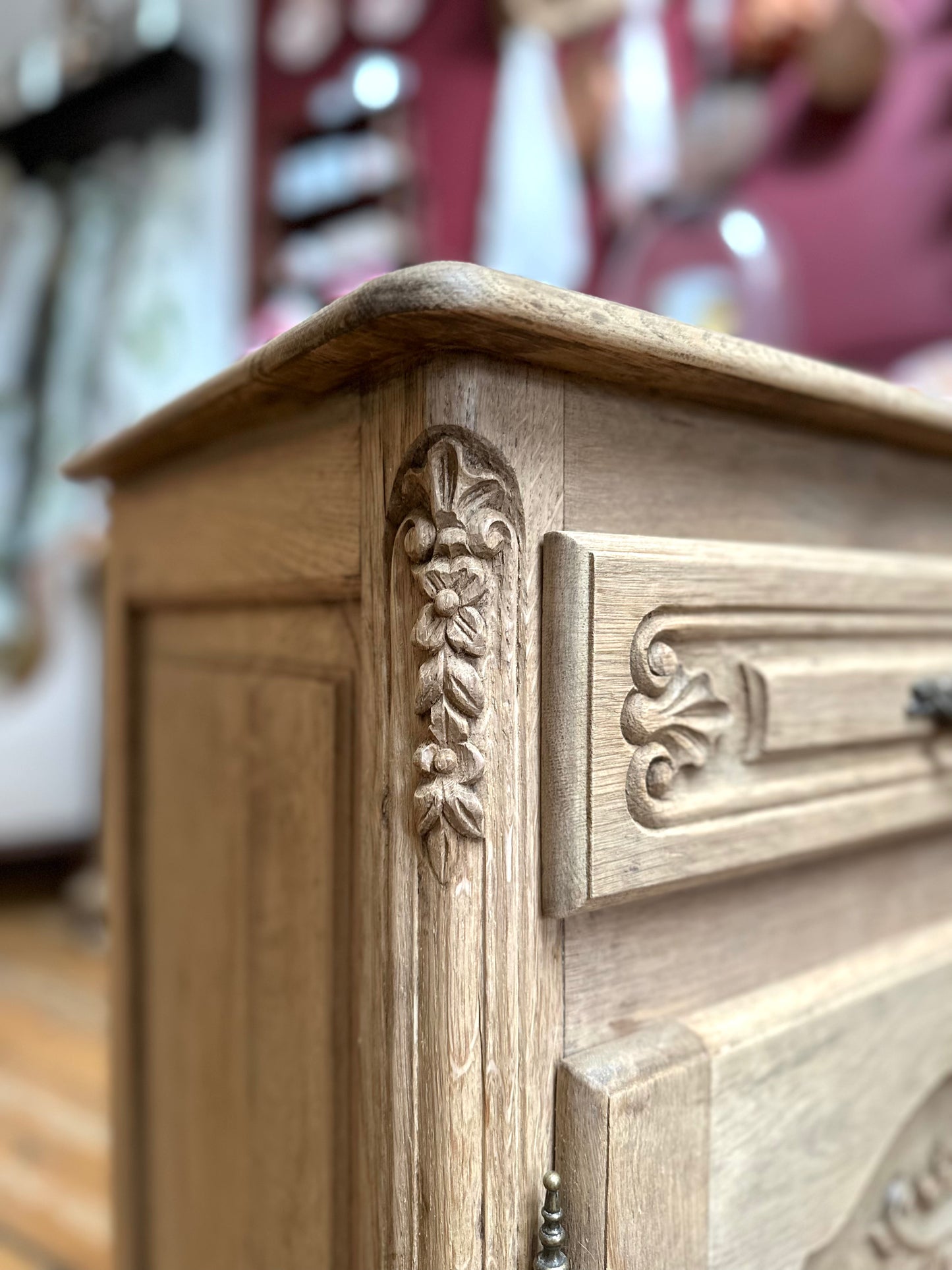 Antique French Oak Petite Confiturier