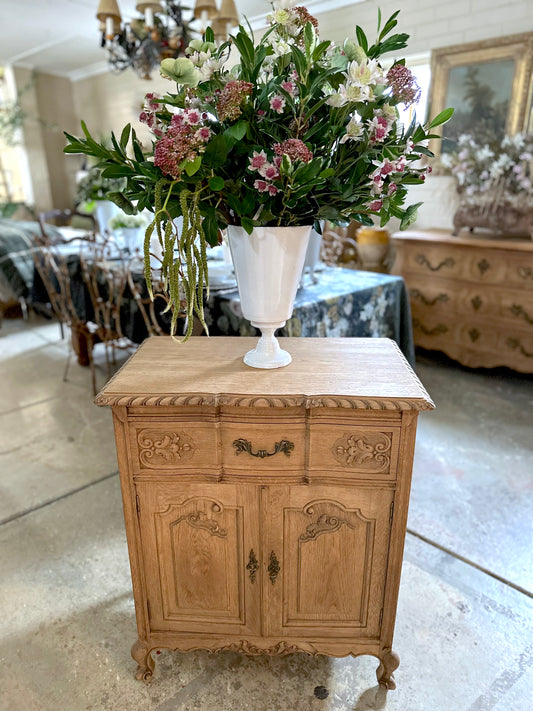 Antique French Confiturier With Double Doors - Raw Finish