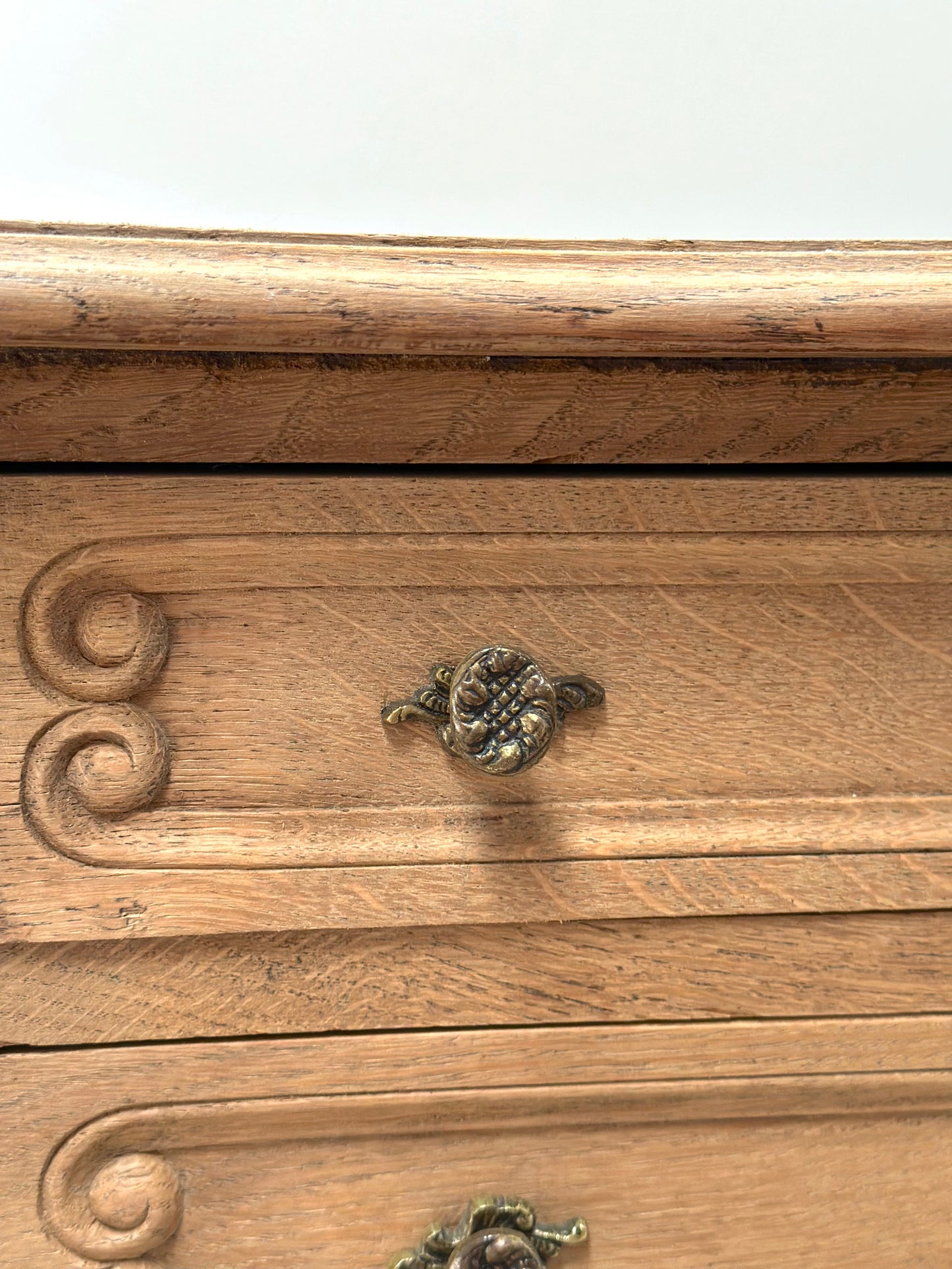 Vintage French Petite 3 Drawer Commode