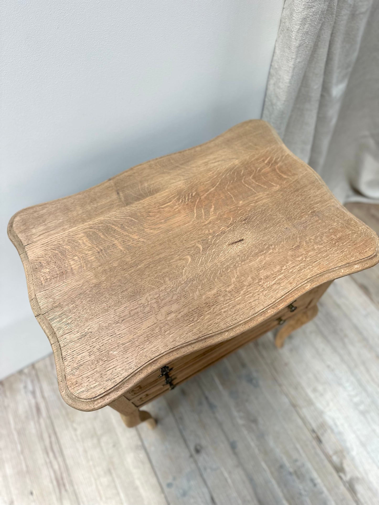 Vintage French Petite 3 Drawer Commode