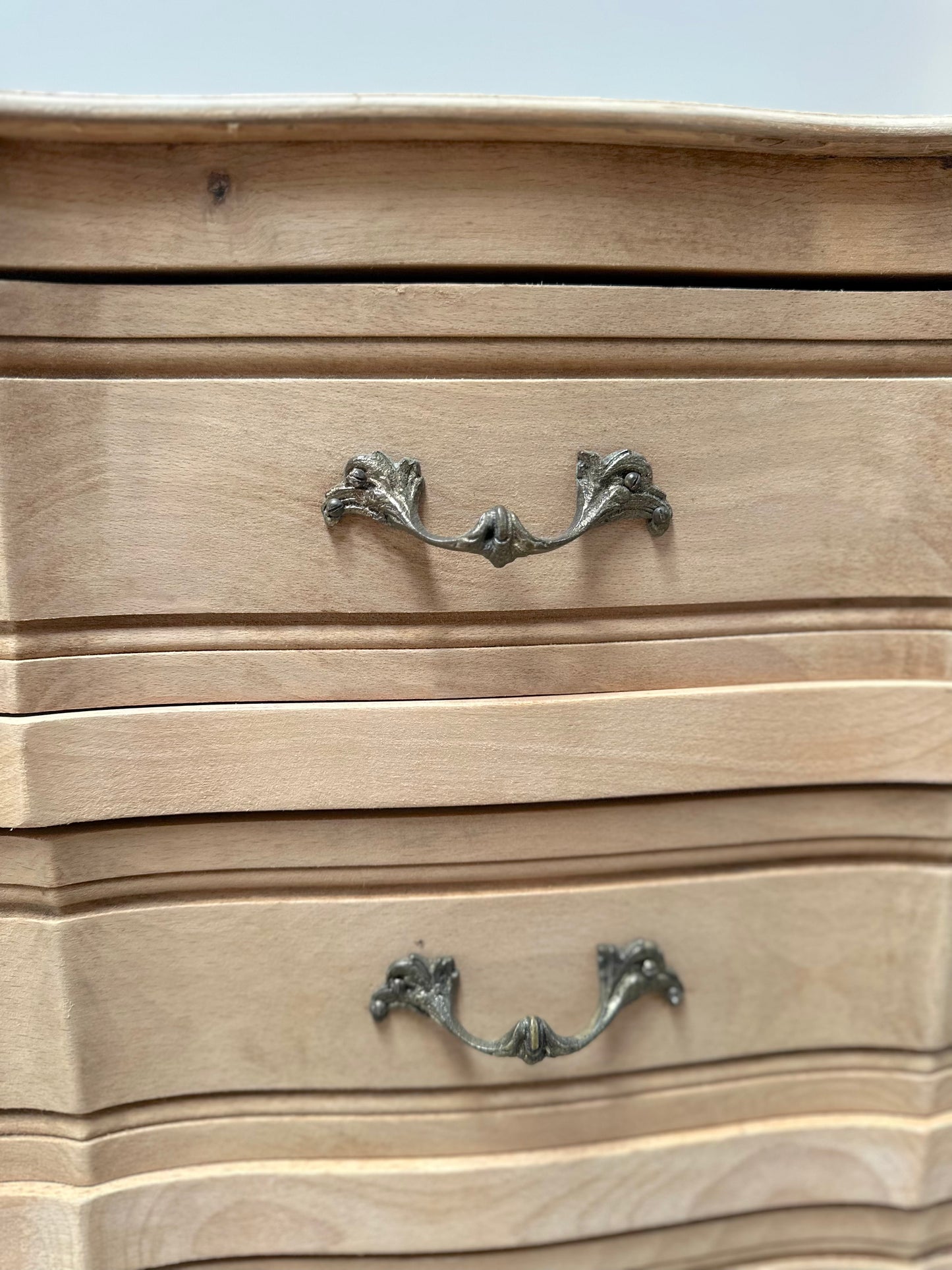 Antique French Petite 3 Drawer Commode