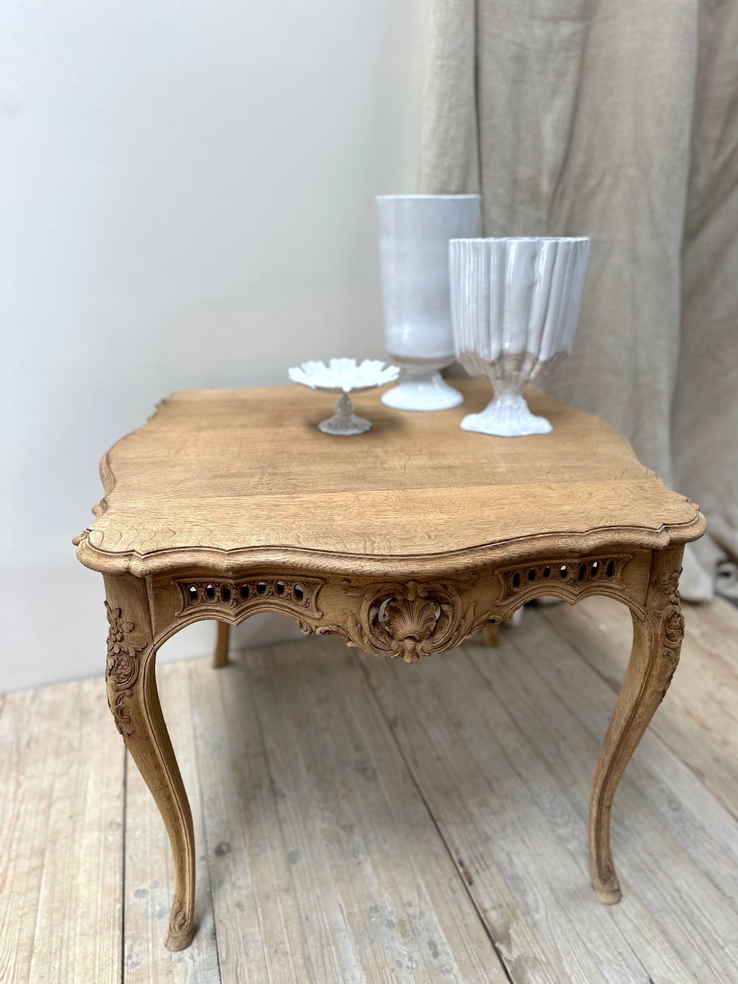 Antique French Louis XV Square Coffee Table