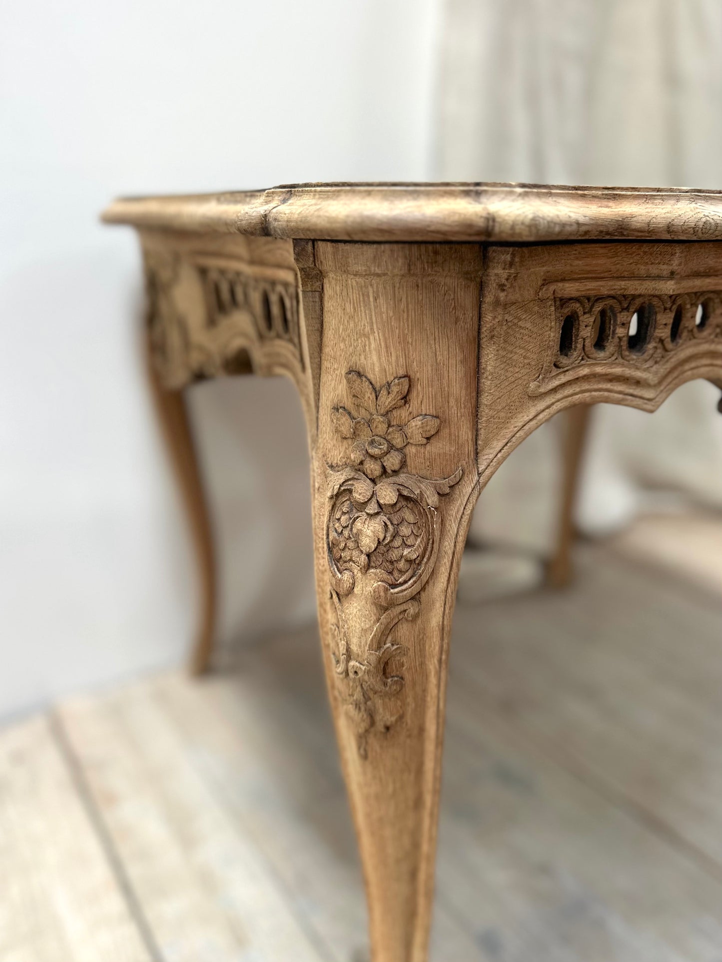 Antique French Louis XV Square Coffee Table