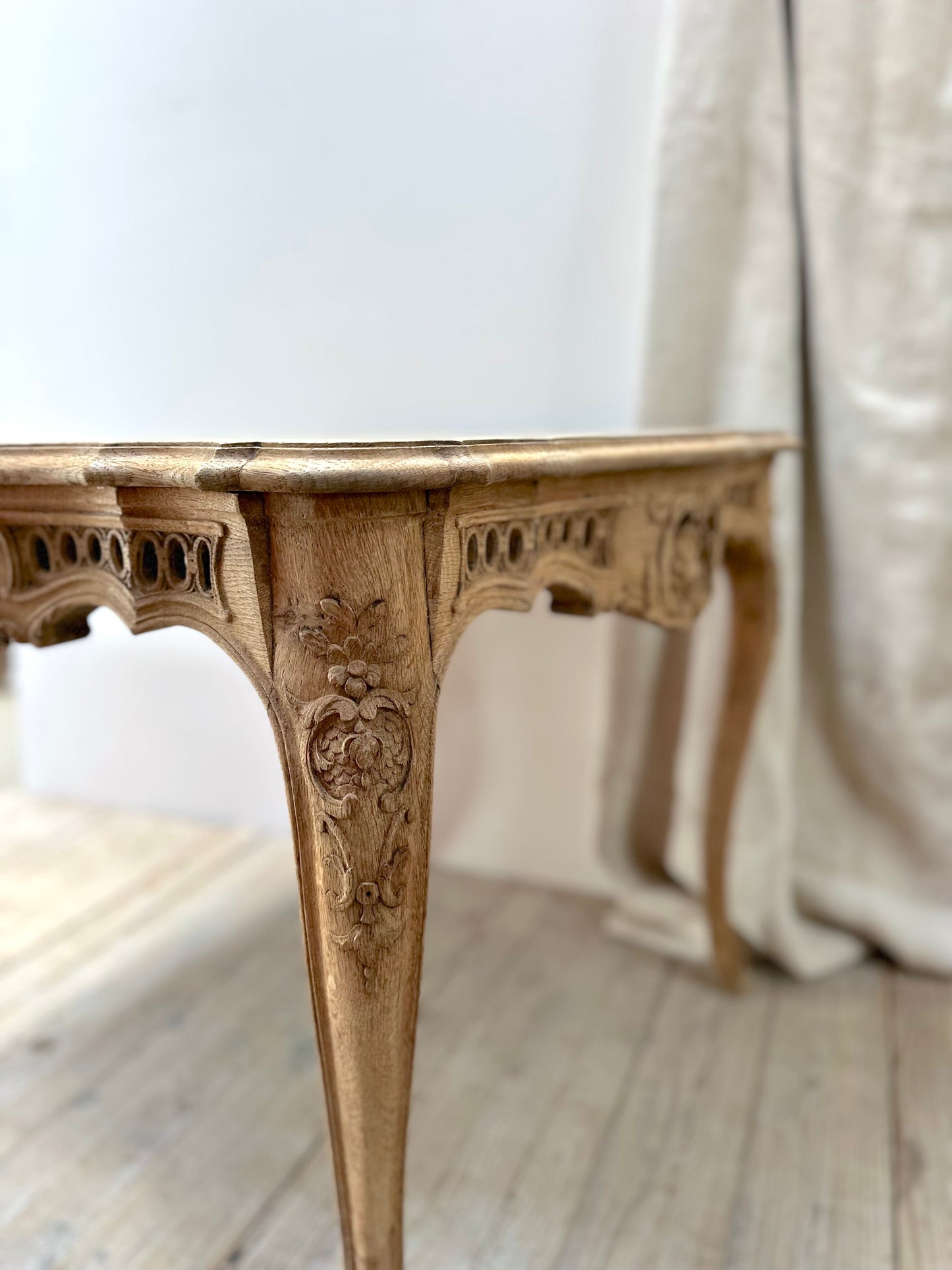 Antique French Louis XV Square Coffee Table