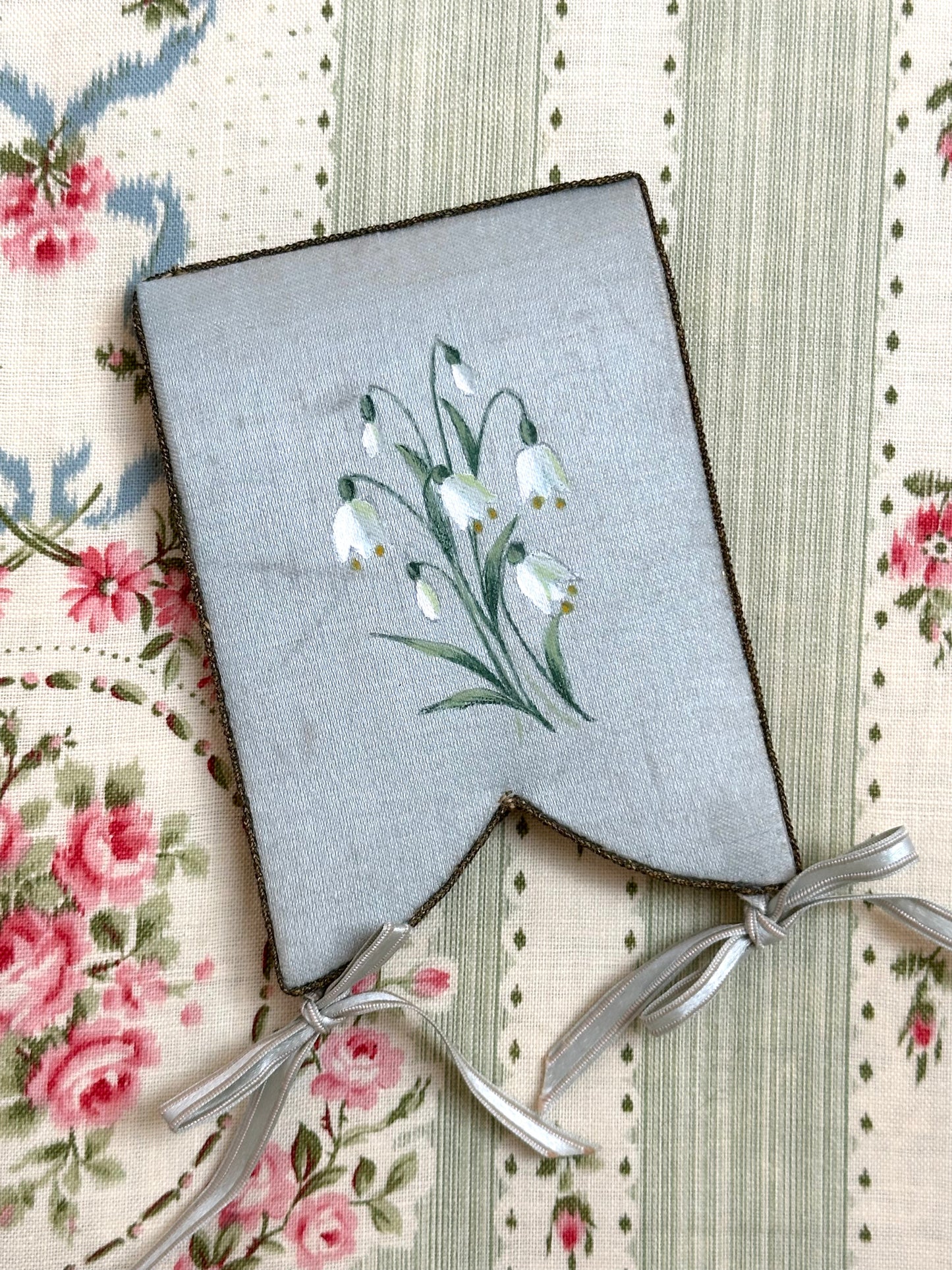 Antique French Snow Drops Needle Case