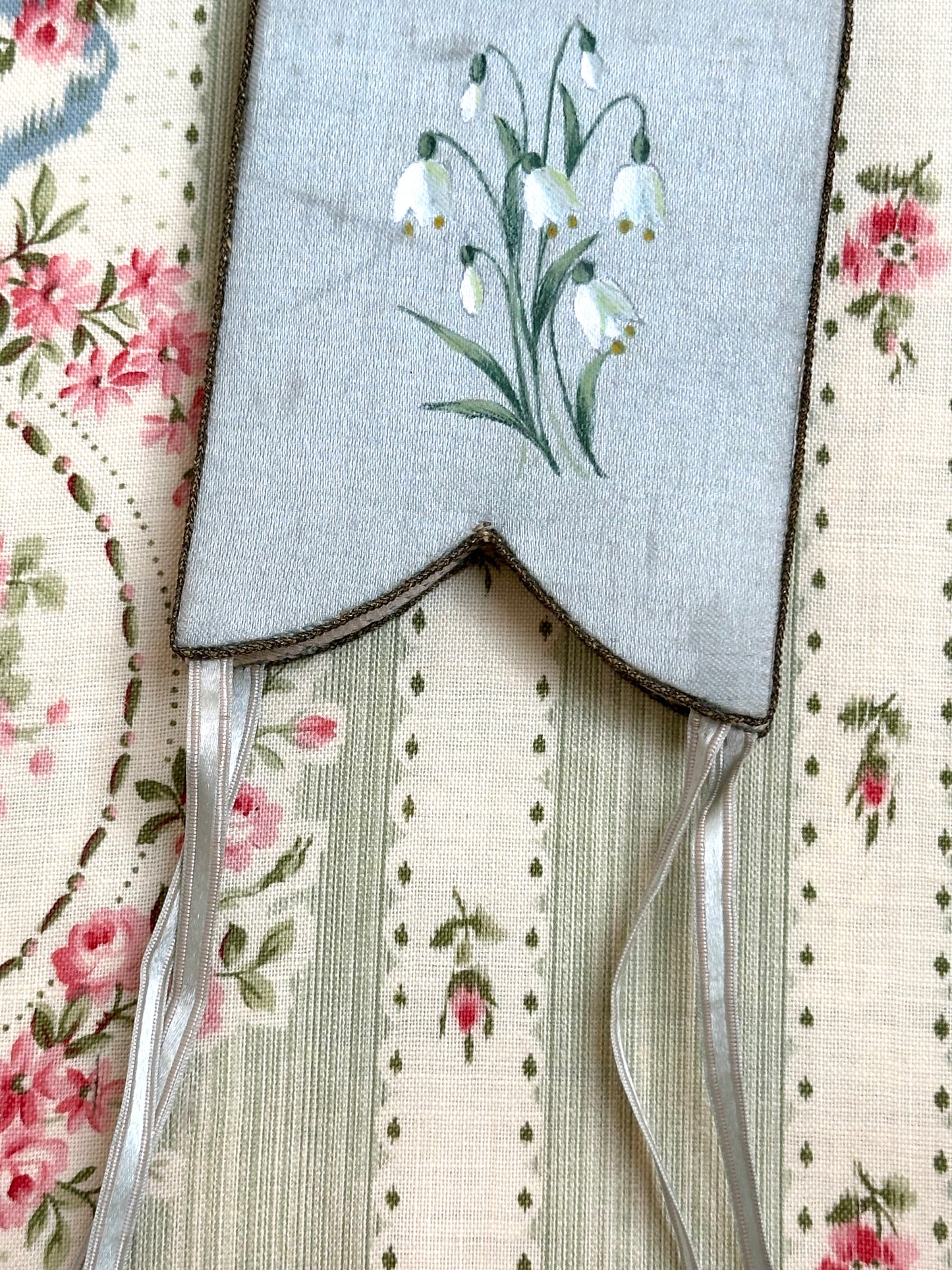 Antique French Snow Drops Needle Case
