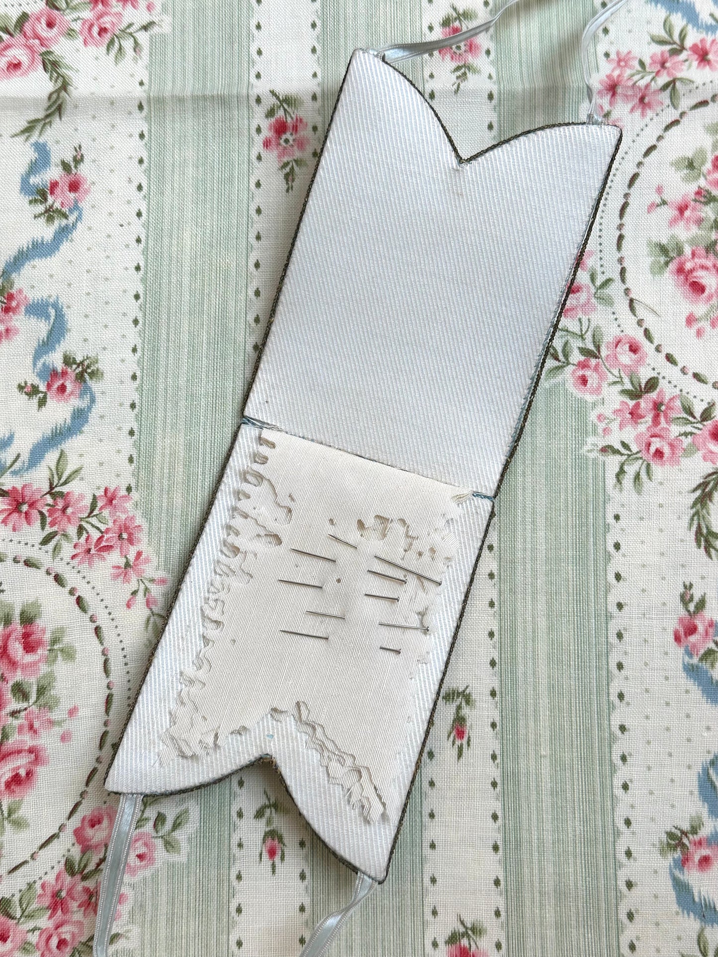 Antique French Snow Drops Needle Case