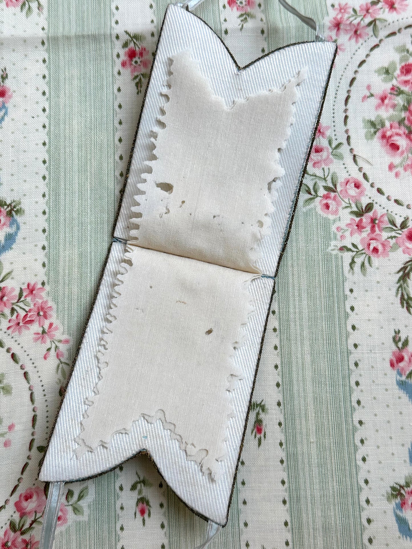Antique French Snow Drops Needle Case