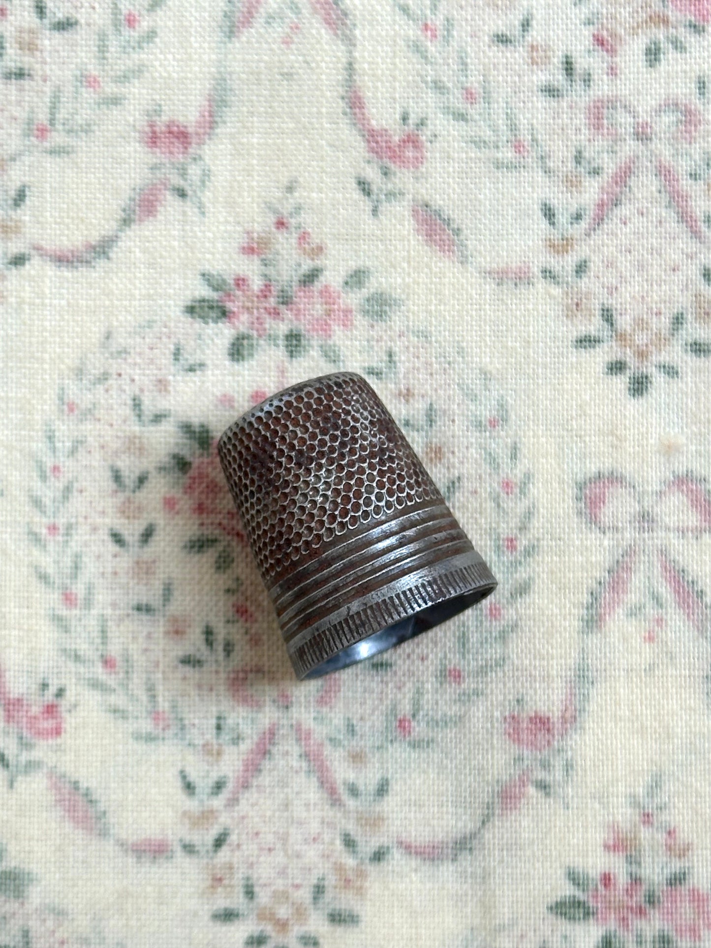 Antique French Crochet Hat Thimble Holder